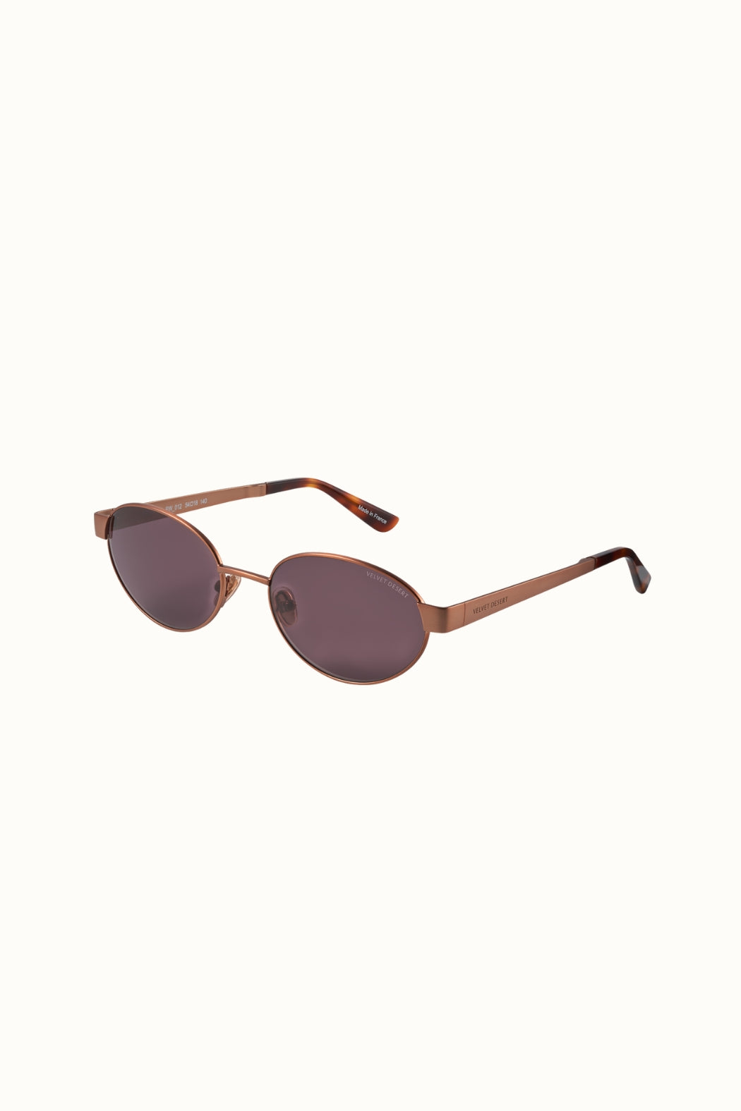 Bruncher Metal Sunglasses MATTE ROSE GOLD STAINLESS STEEL