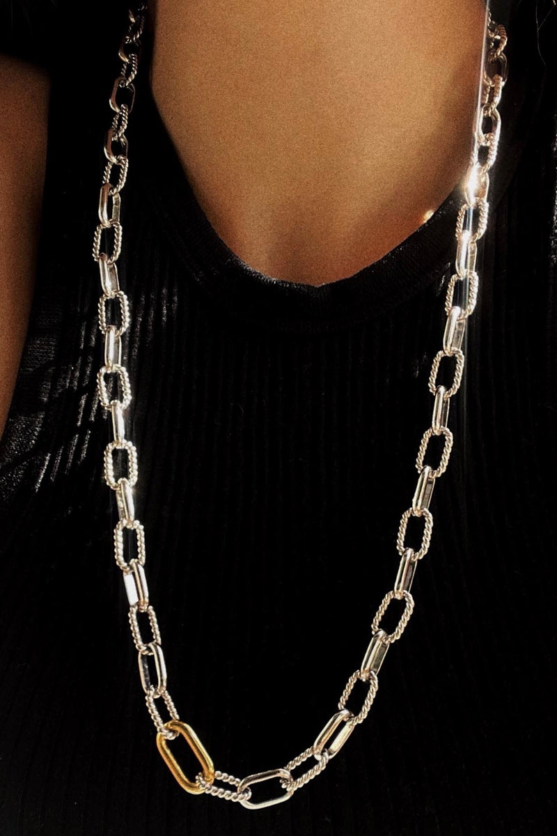 Kate Cable Link Long Chain Necklace