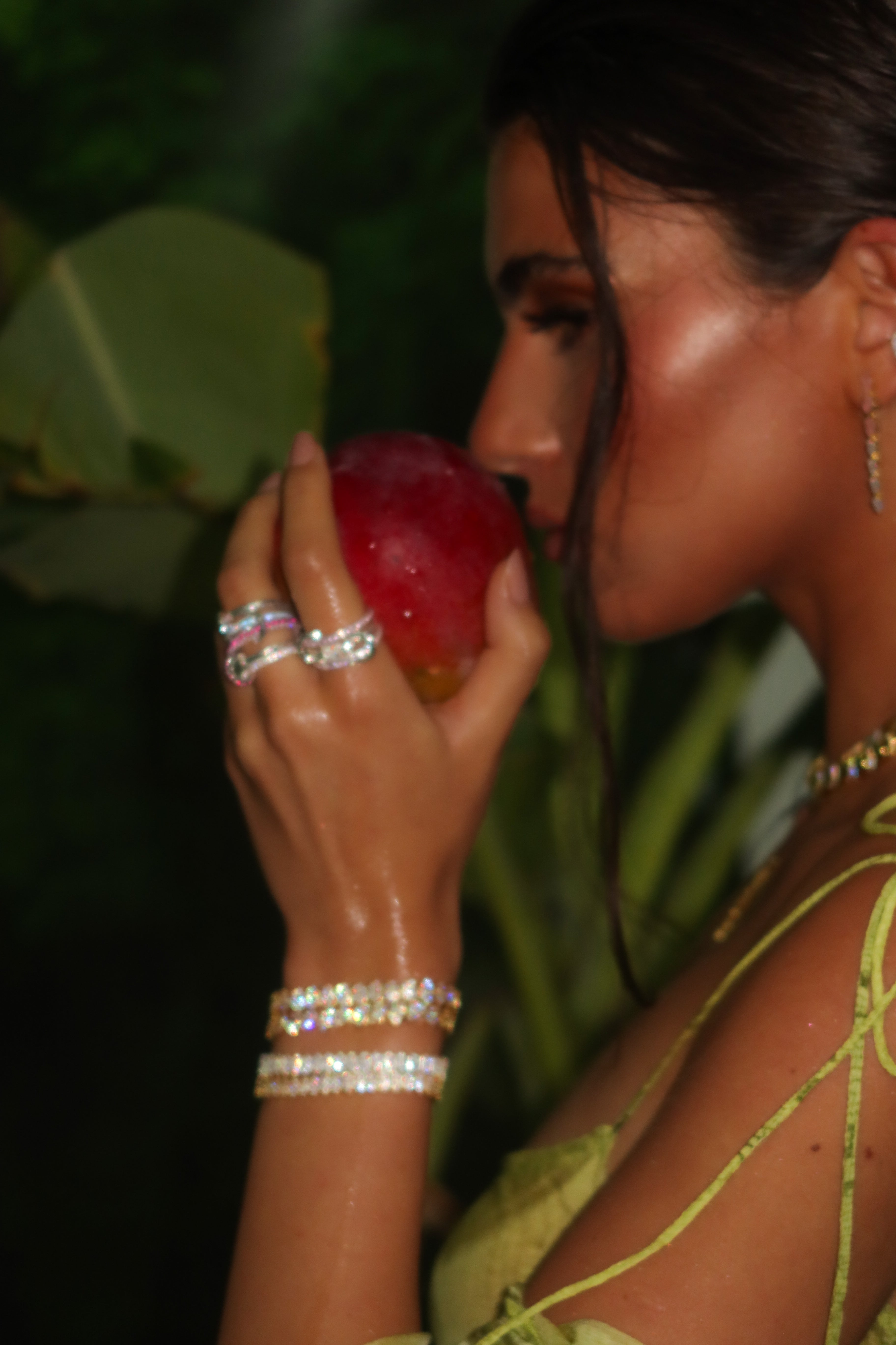 Ivy Locked Ring Silver خاتم آيفي المقفل الفضي