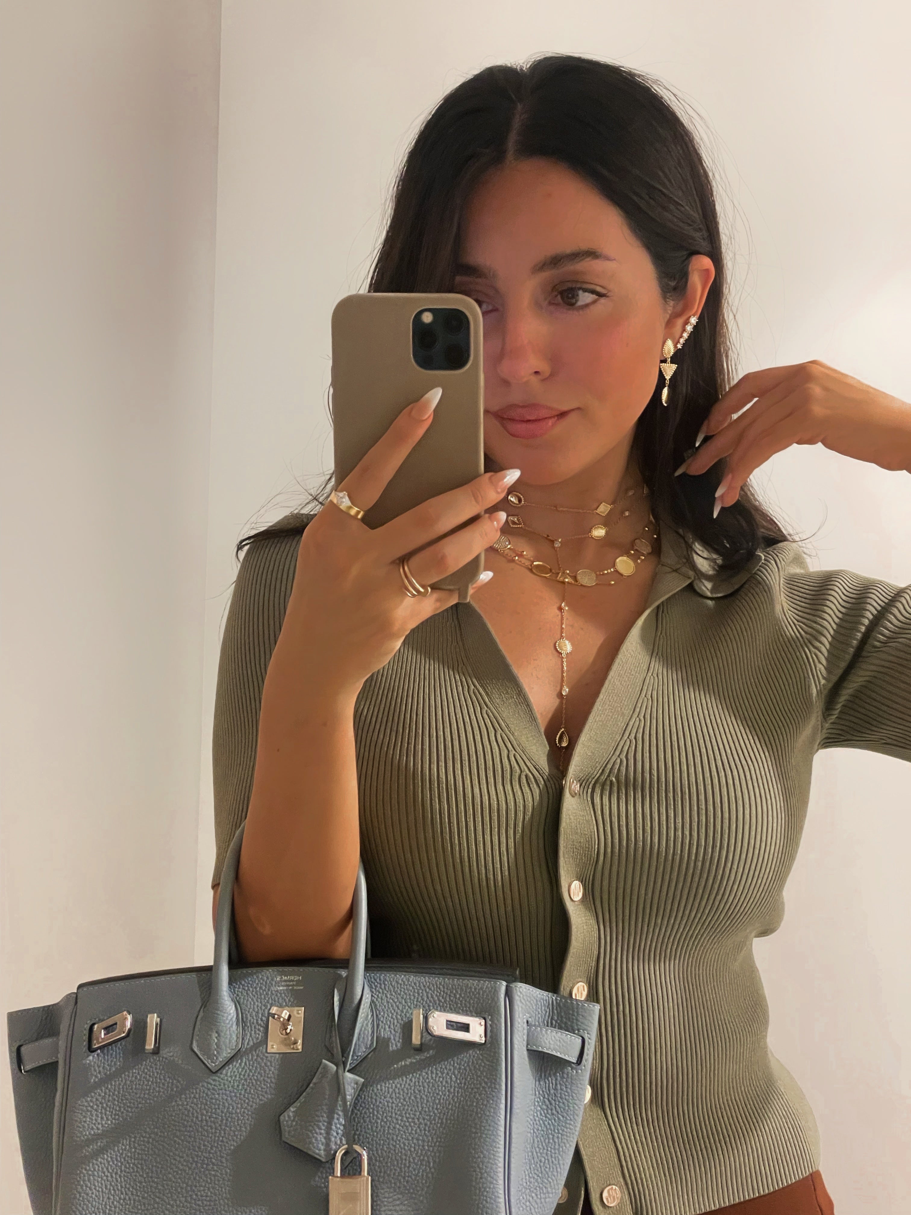 Rumi Multishape Drop Earrings أقراط رومى متعددة الأشكال متدلية