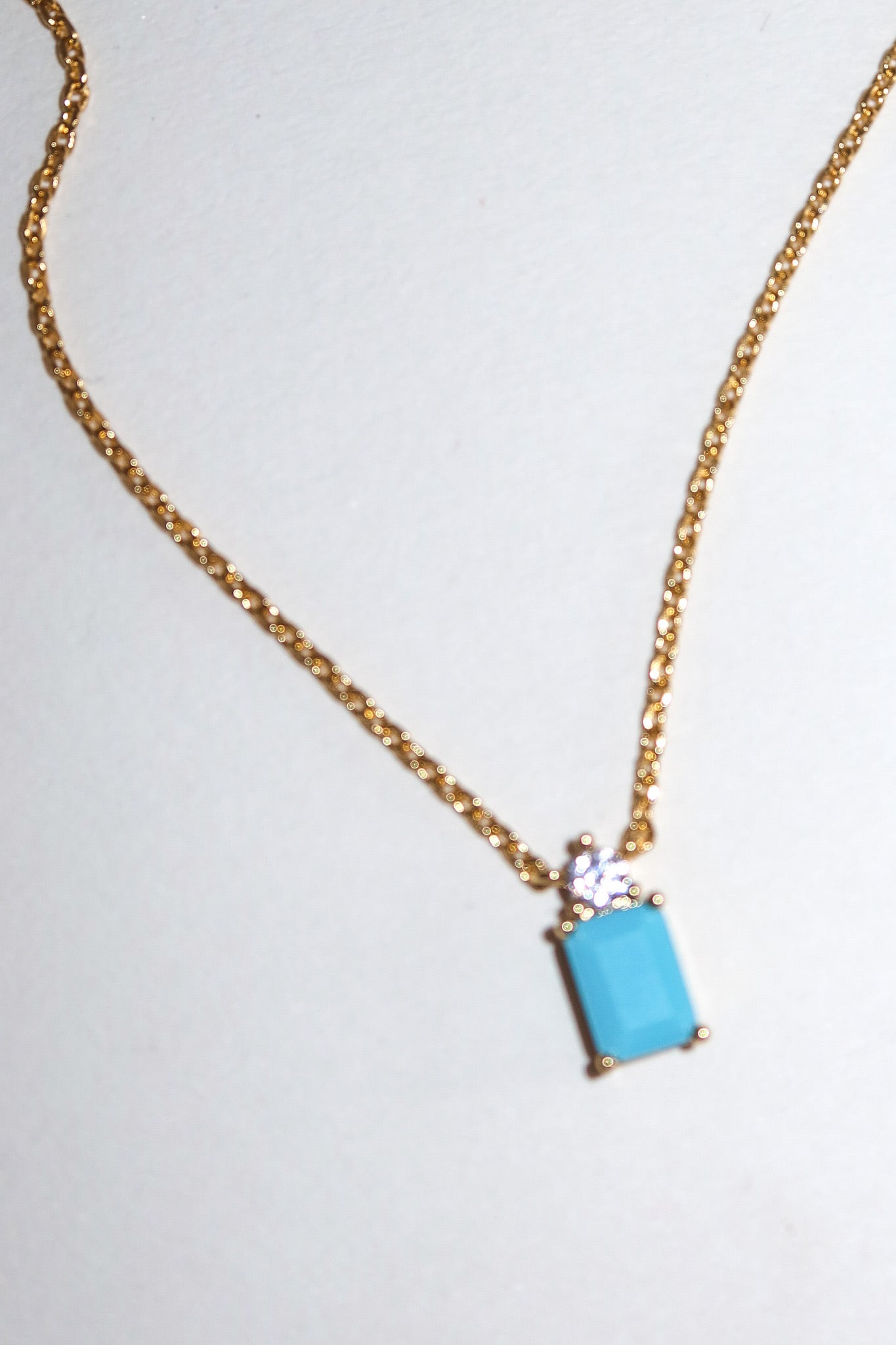 Persian Turquoise Charm Necklace قلادة من الفيروز الفارسي