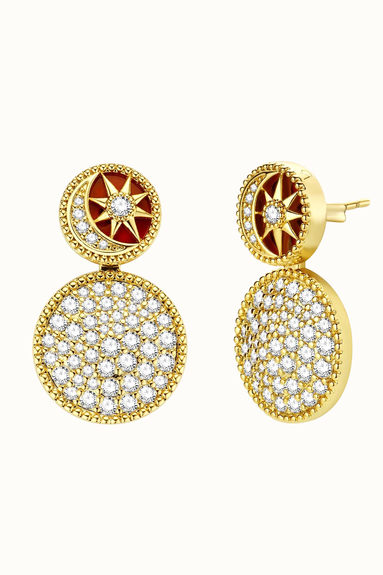 Desert Tale Disk Earring