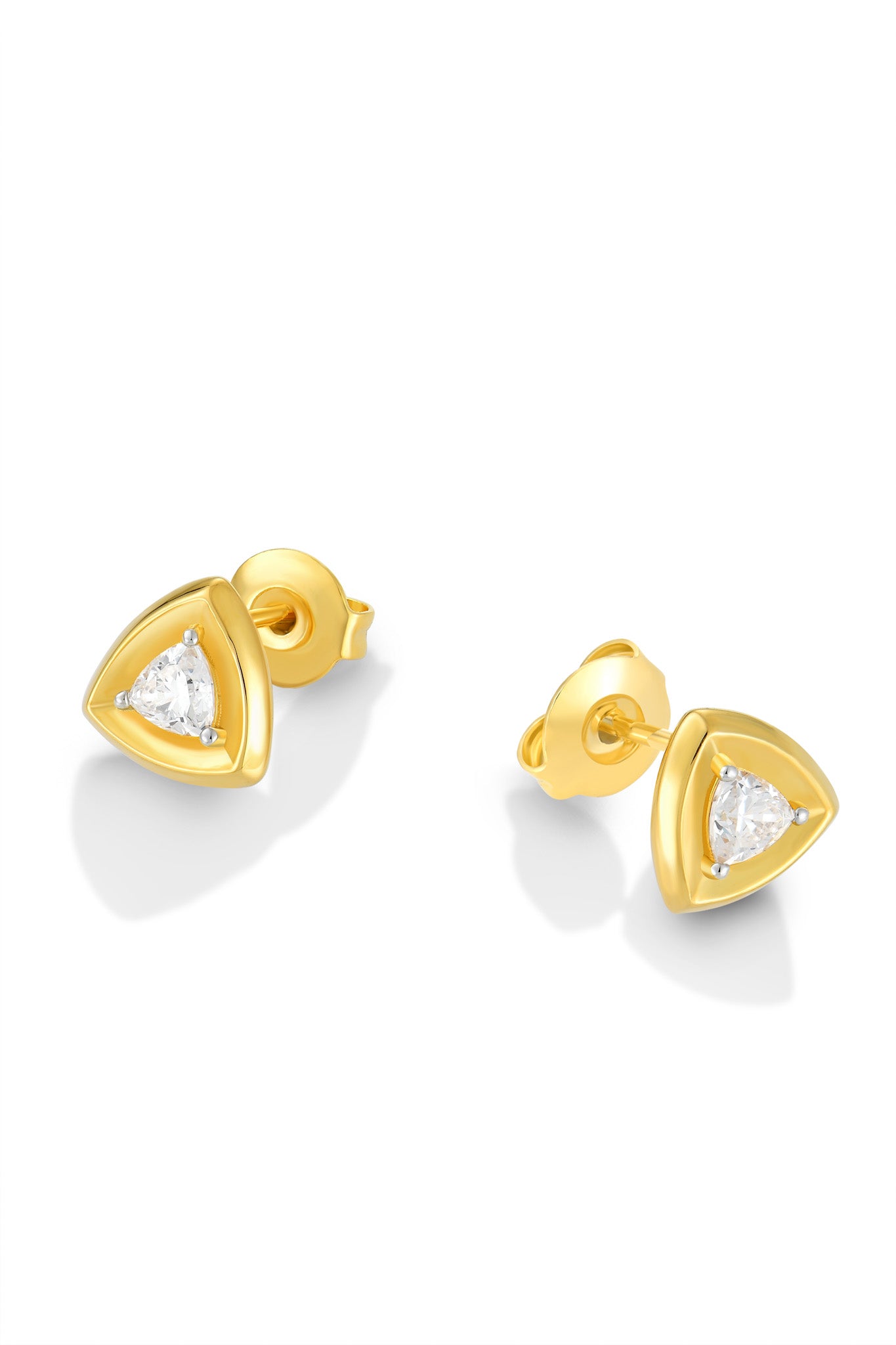 Dona Plate Gold Stud