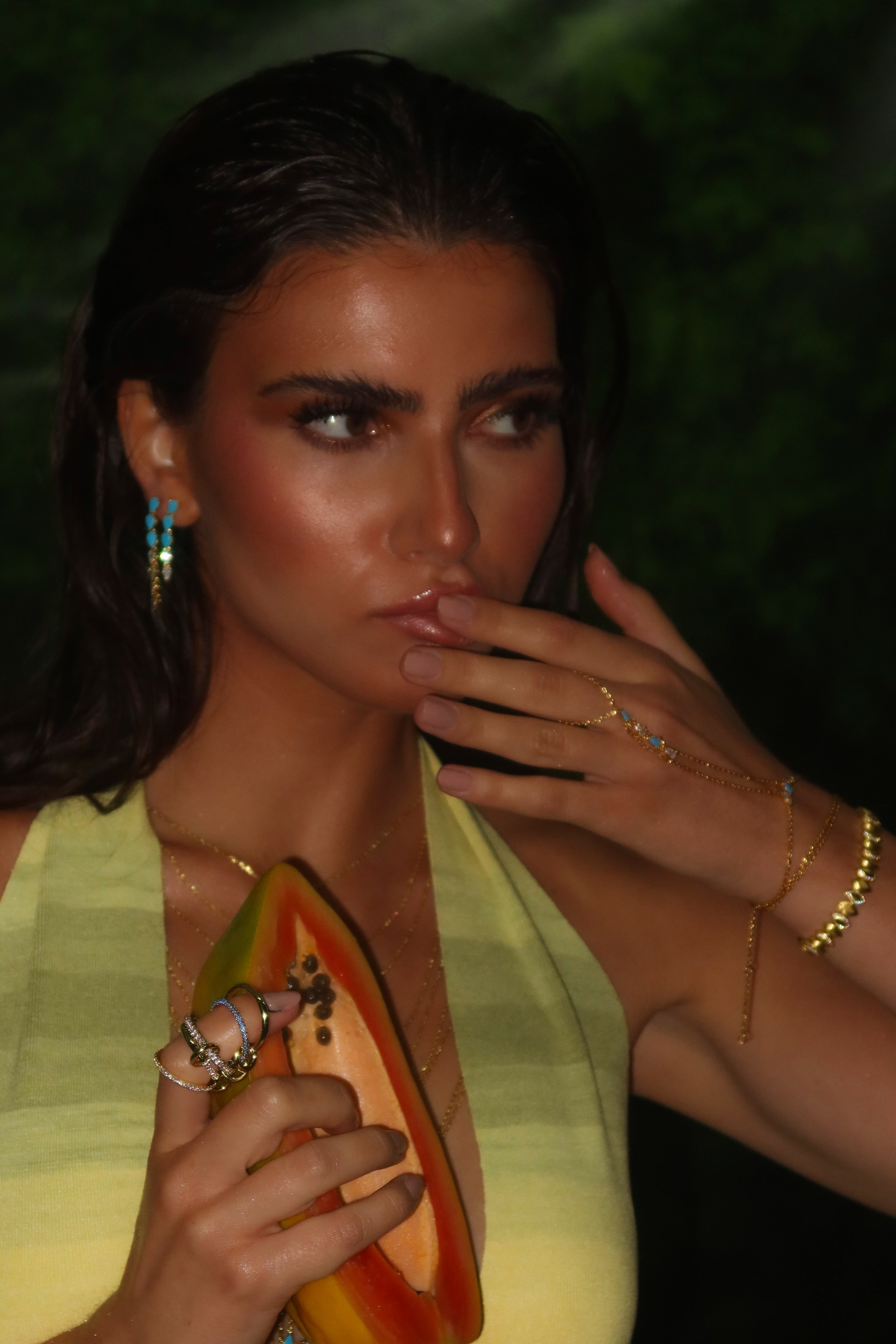 Ivy Locked Ring Gold خاتم آيفي المقفل الذهبي