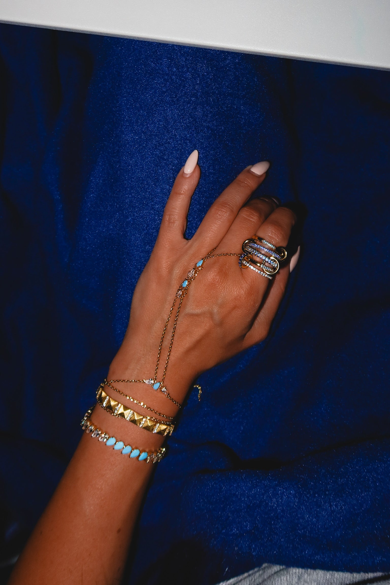 Persian Turquoise Eternity Bracelet