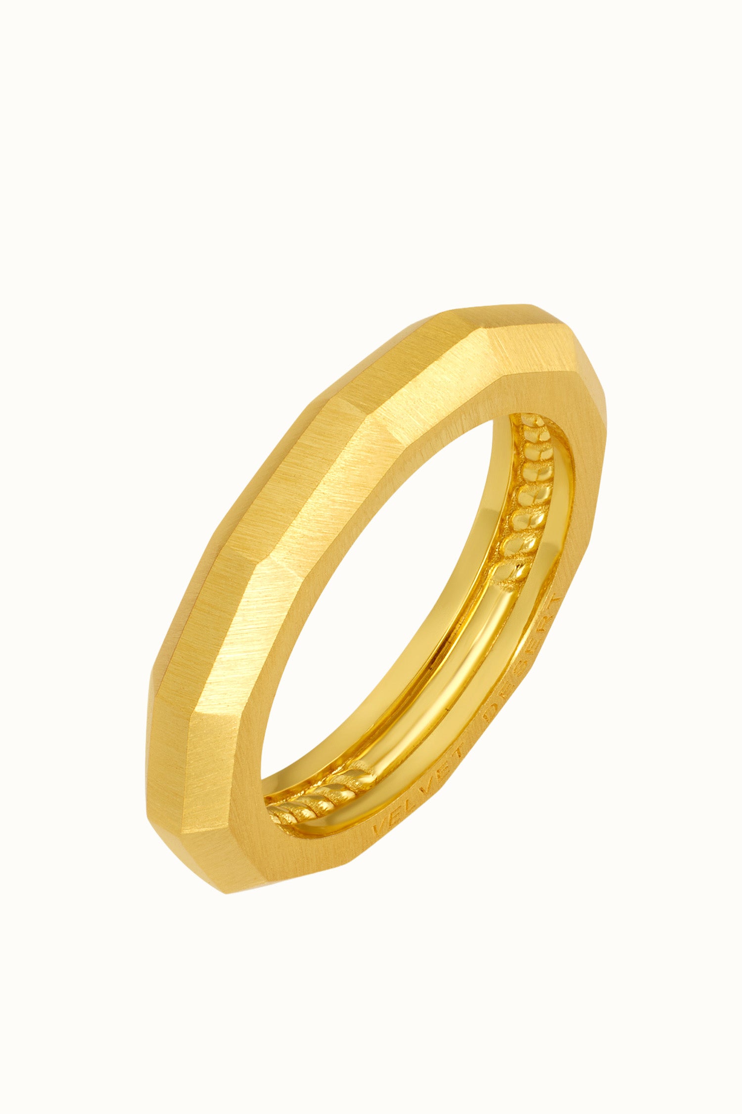 Hex Matte Ring