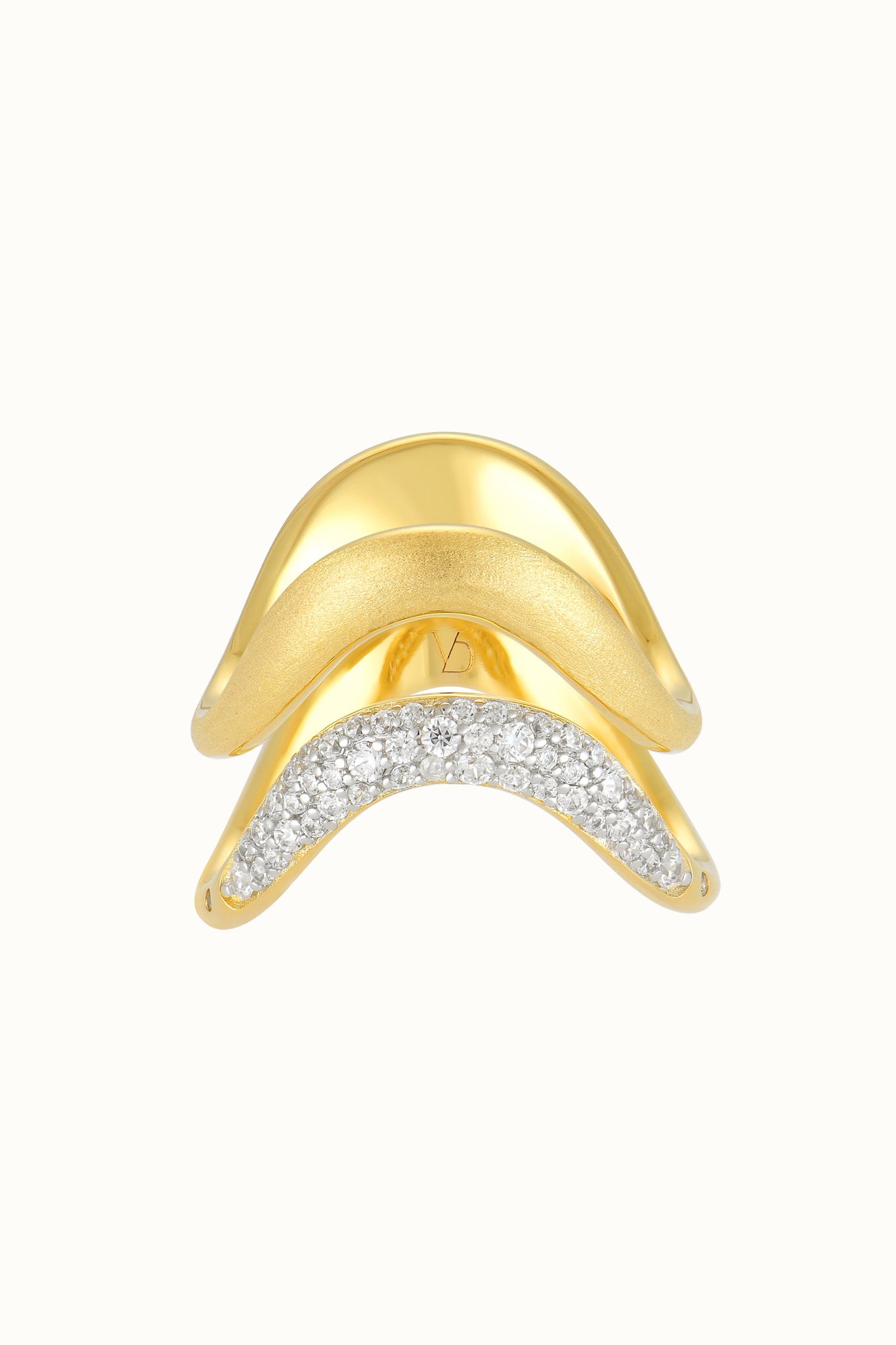 Dune Rimal Double Ring - Satincrest