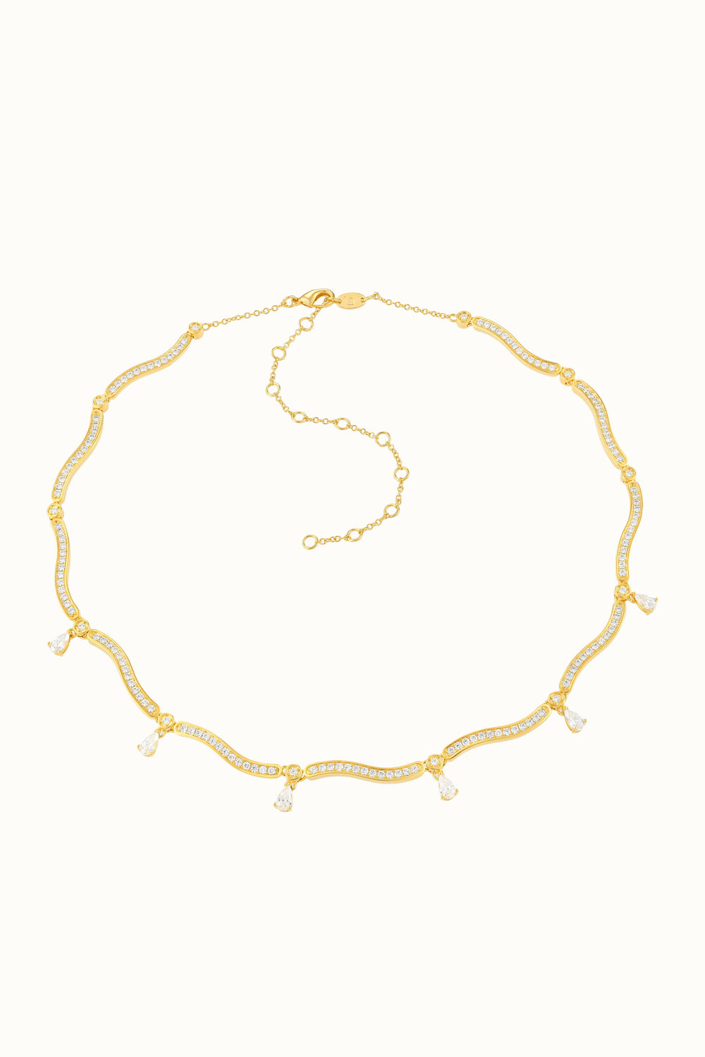 Dune Mirage Drops Necklace - Gold