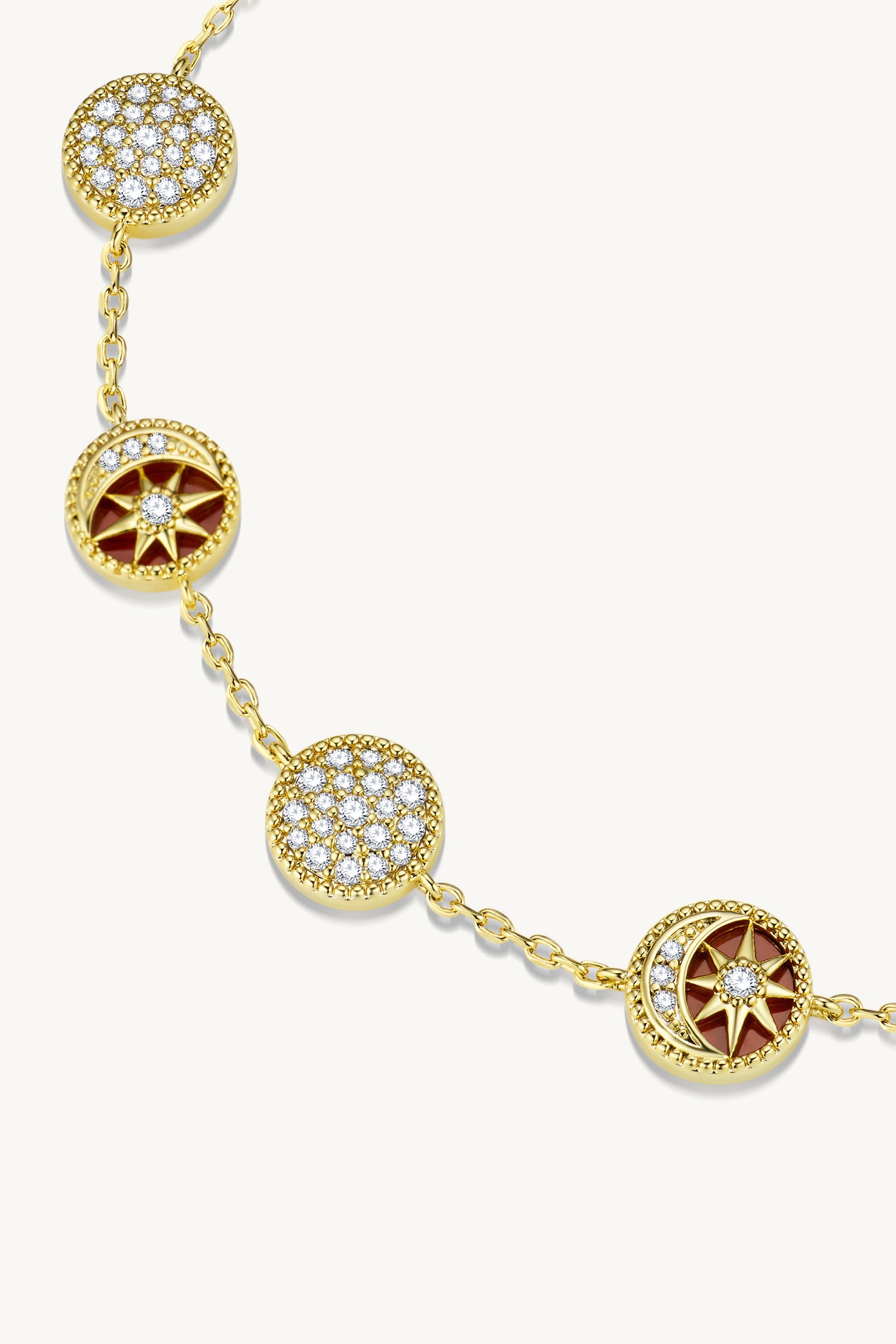 خلخال حكاية الصحراء - حجر اليشب الأحمر