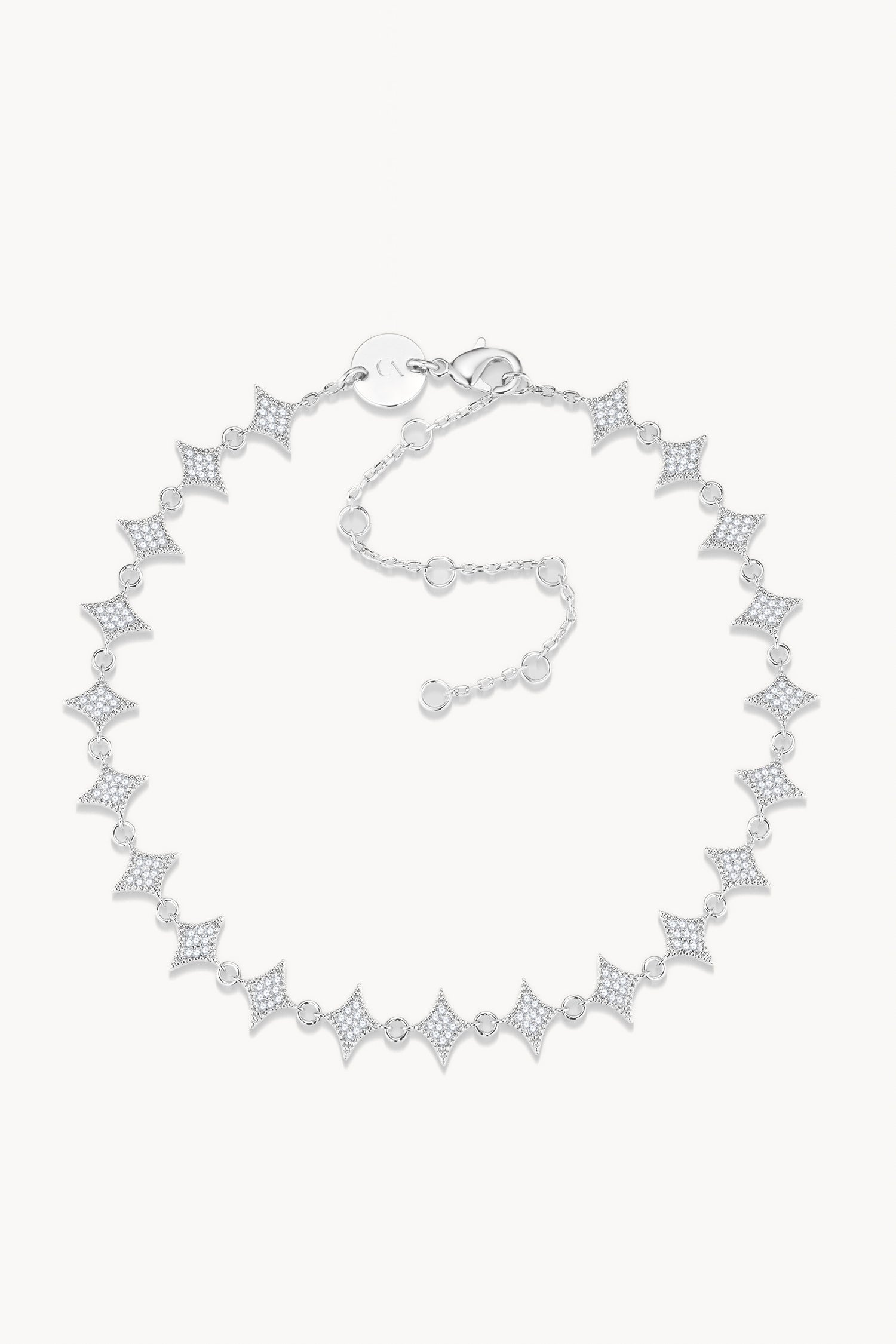 Desert Star Anklet - White