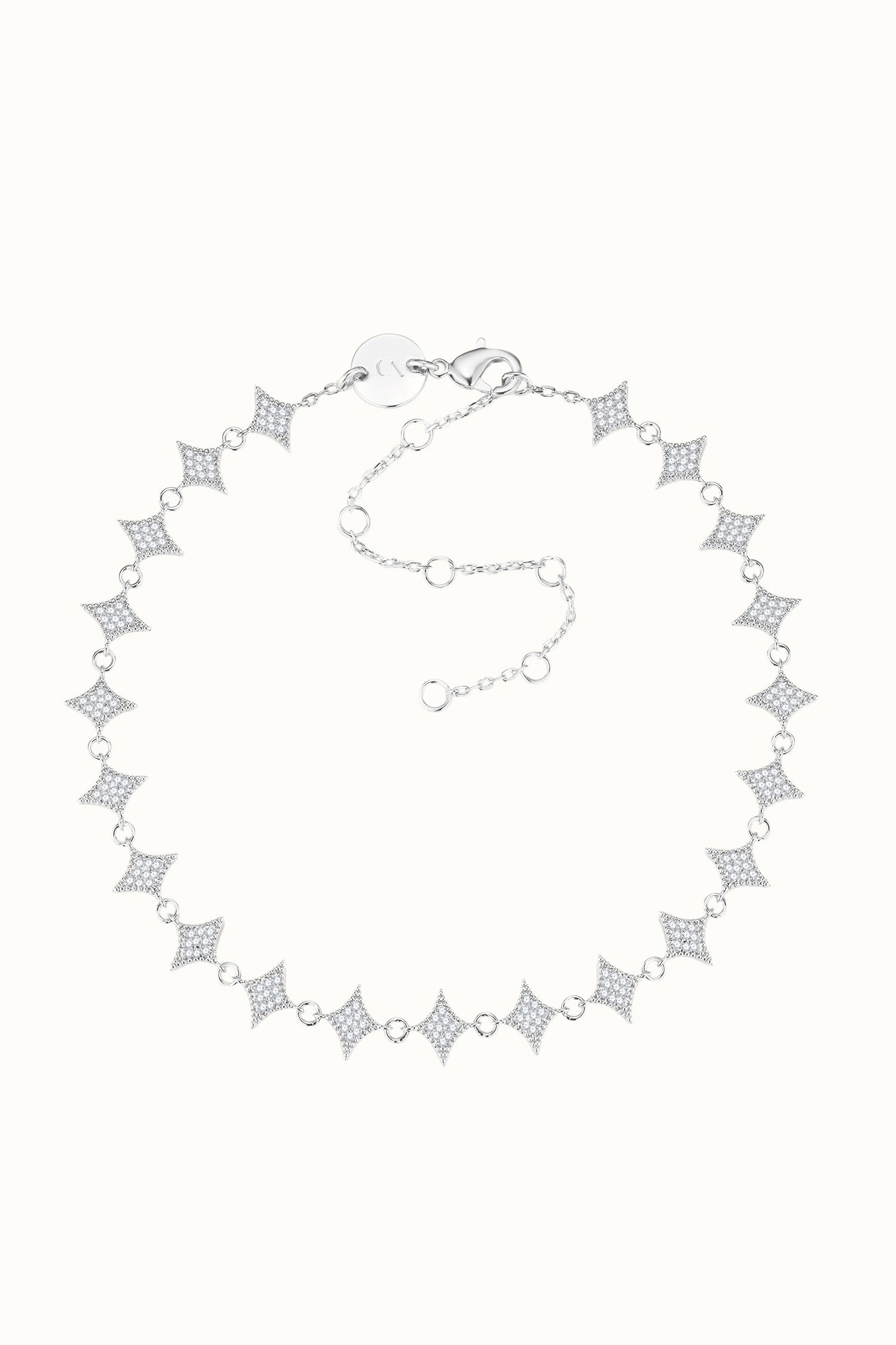 Desert Star Anklet - White