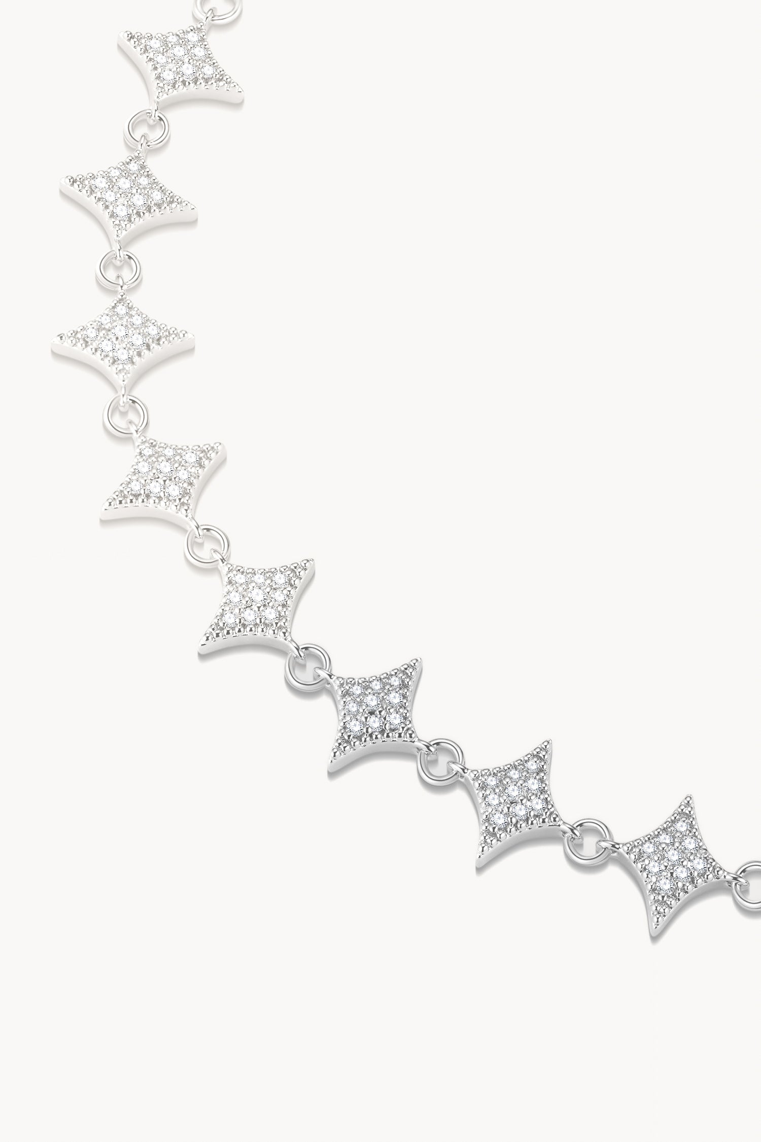 Desert Star Anklet - White