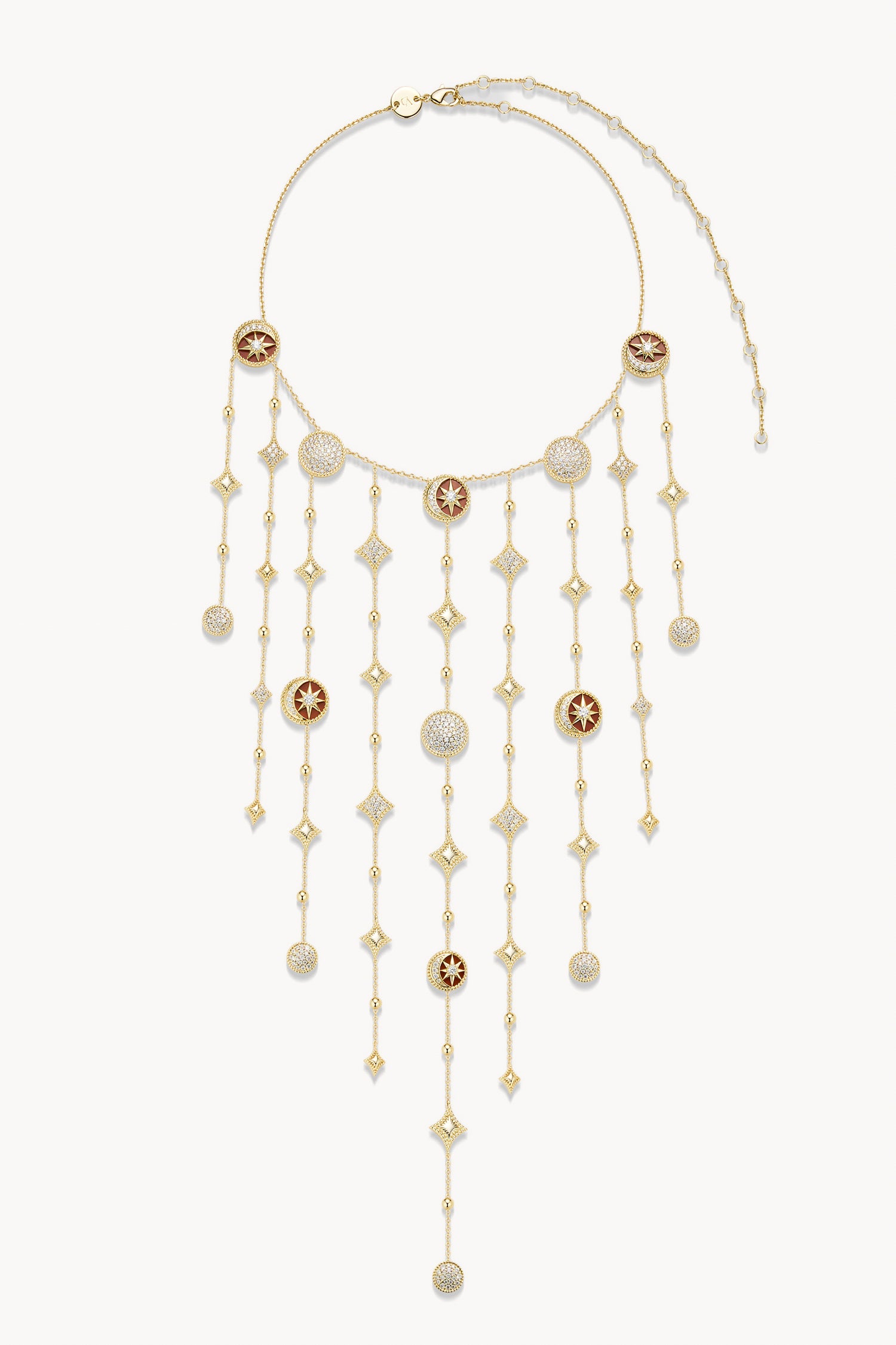 Desert Tale Rain Necklace - Red Jasper