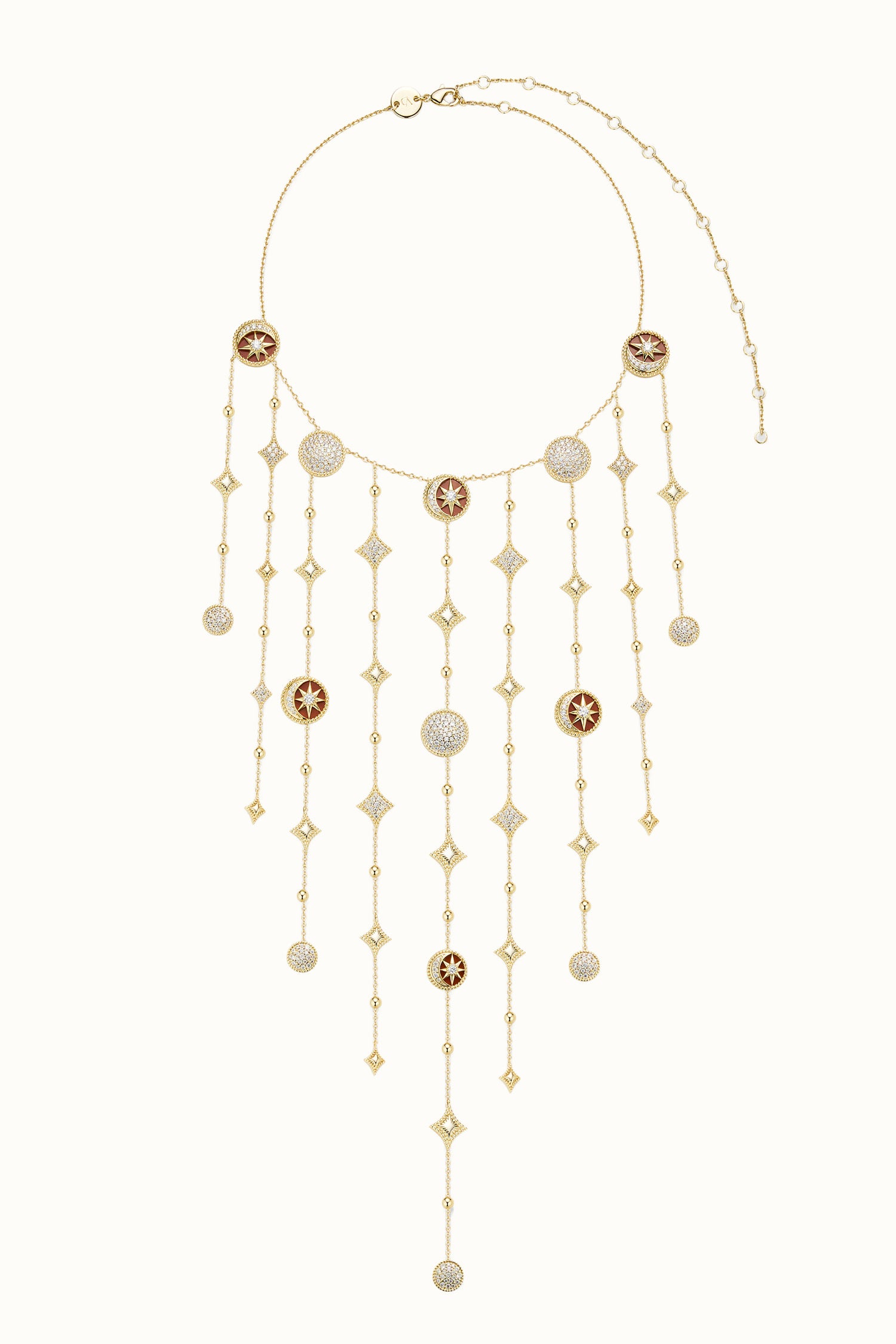 قلادة مطر حكاية الصحراء - حجر اليشب الأحمر
