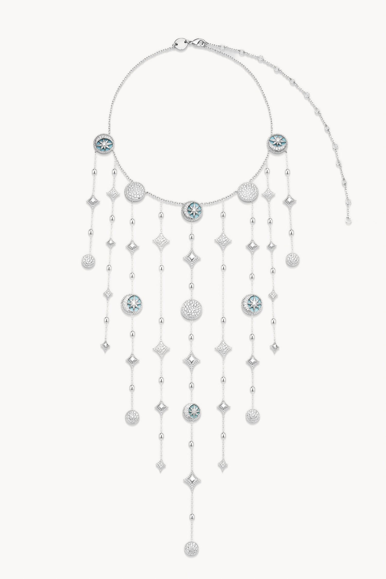 Desert Tale Rain Necklace - Sama Blue