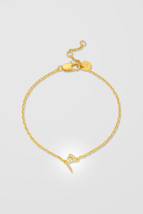 Arabic Initial Bracelet