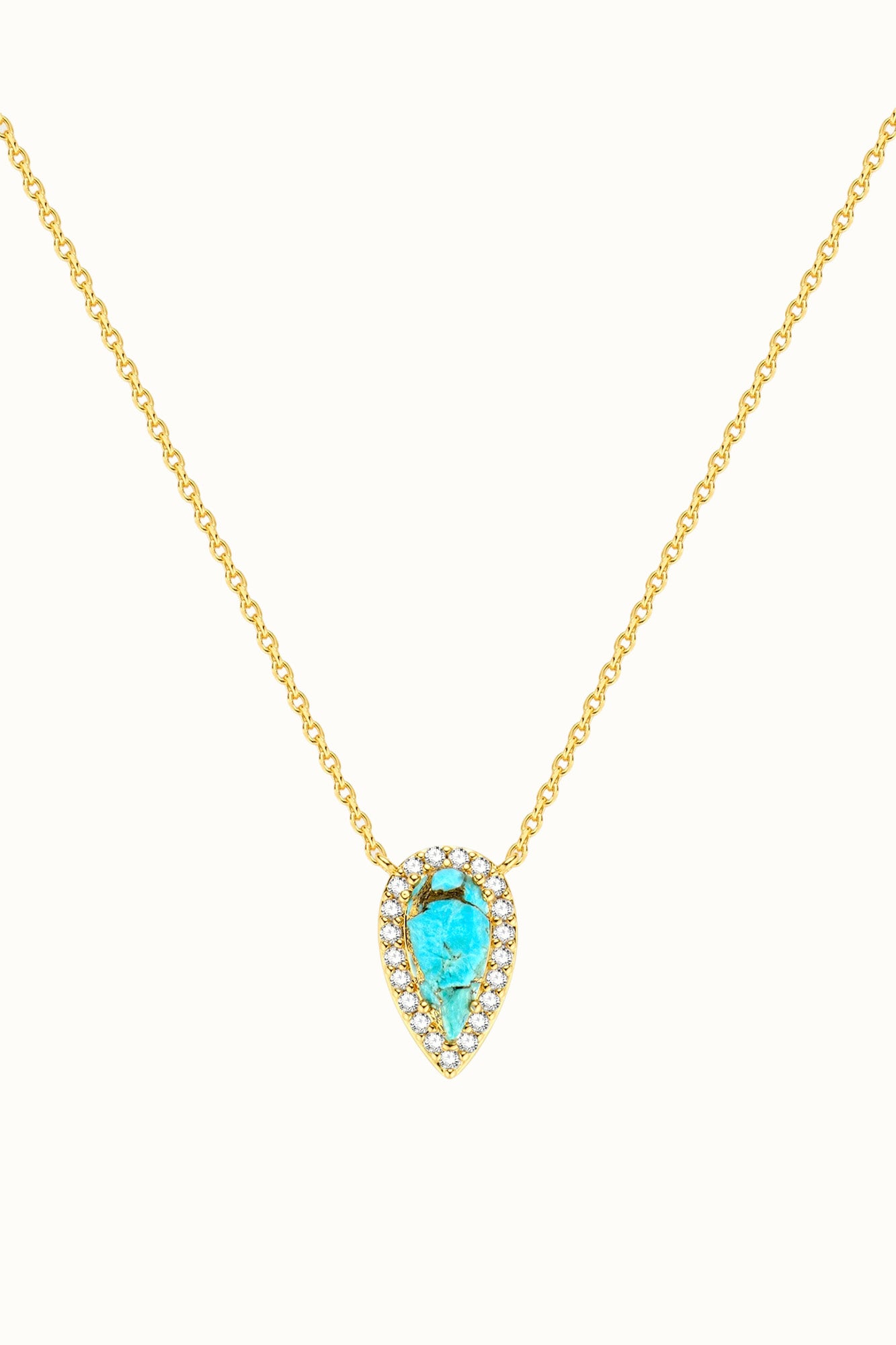 Persian Turquoise Pendant Necklace