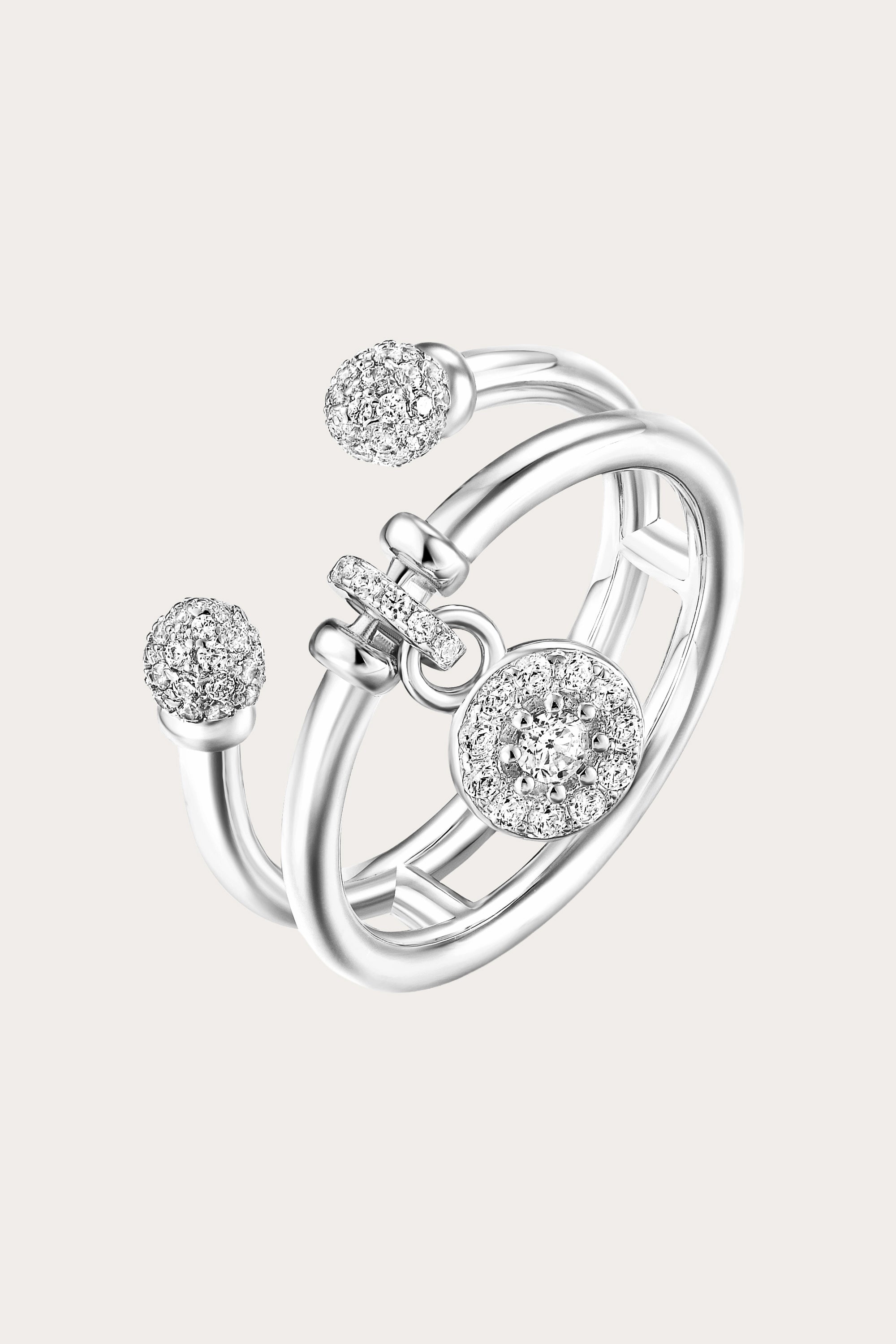 Defiant Drop Ring White ii