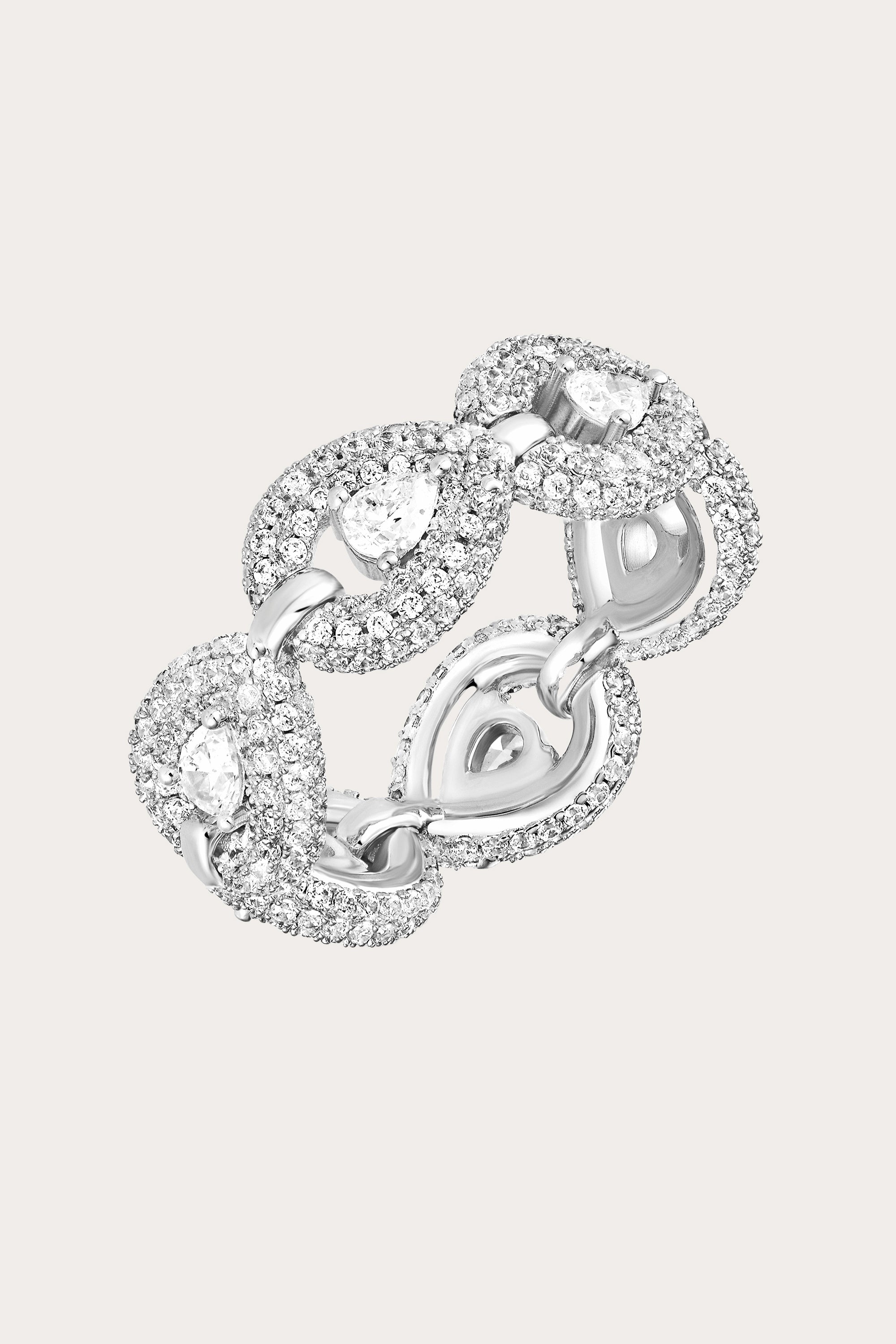 Defiant Chain Ring White