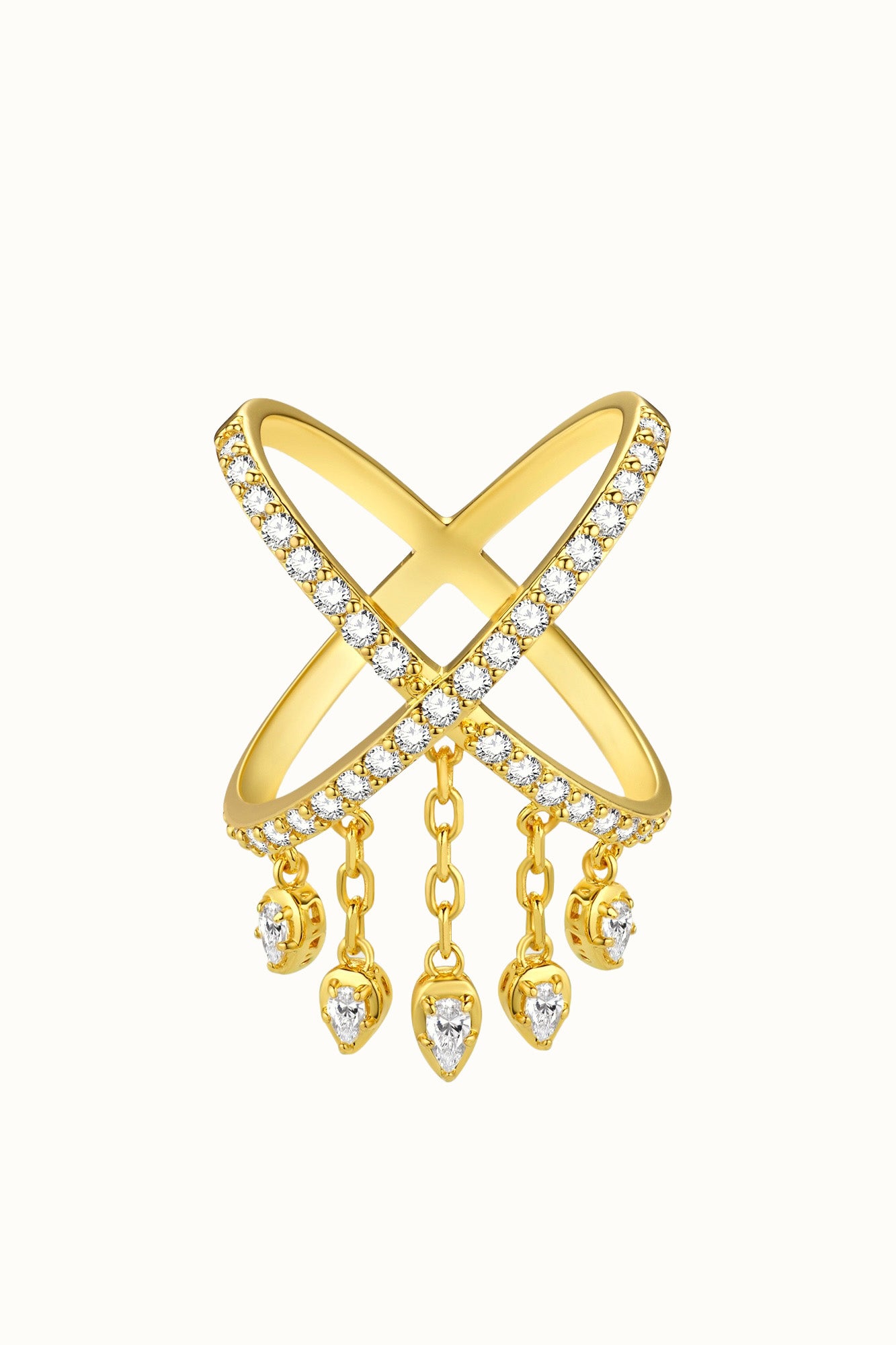 Samara Crossed Ring