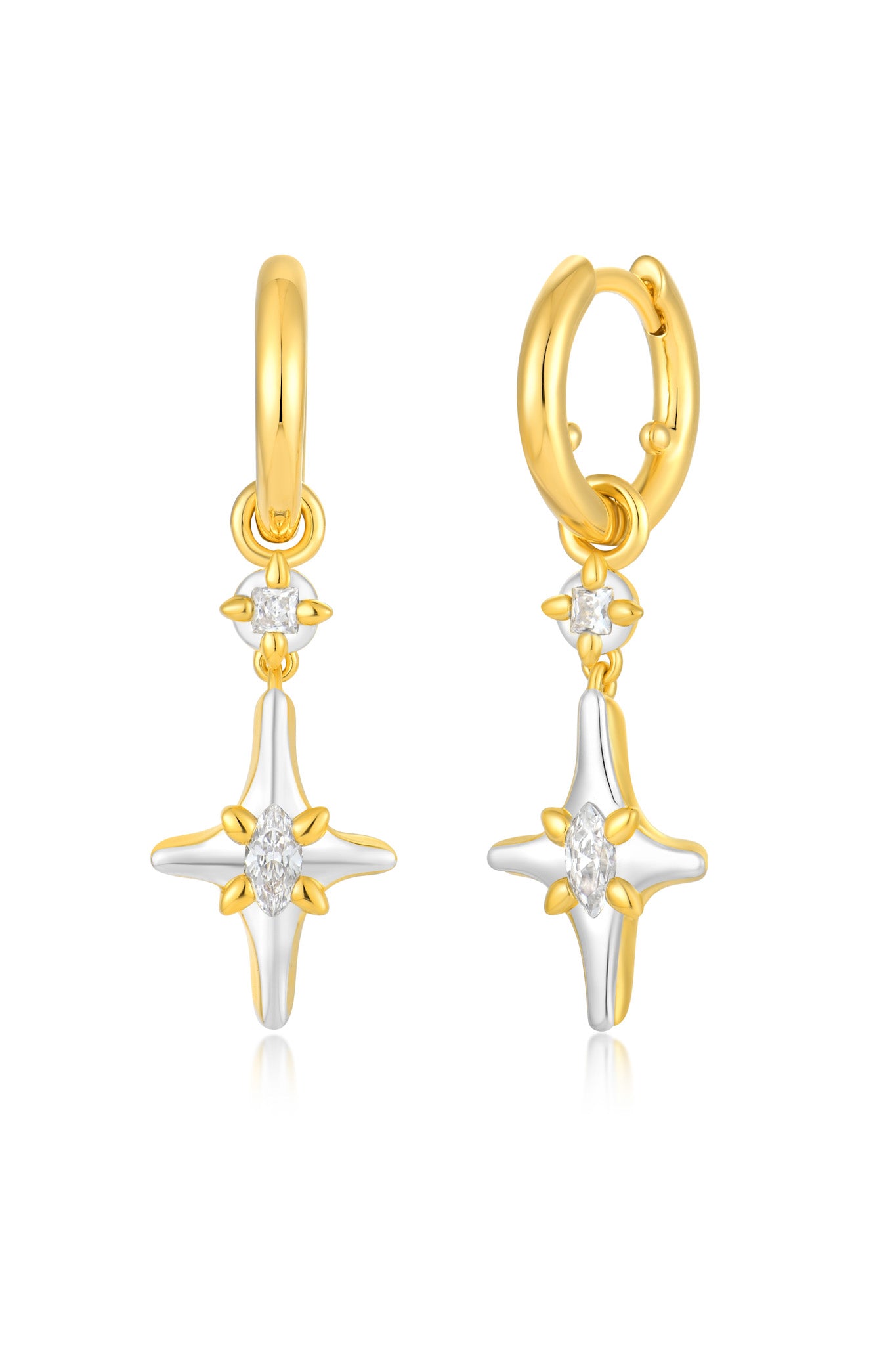 Sparkle Slim Hoop Earrings