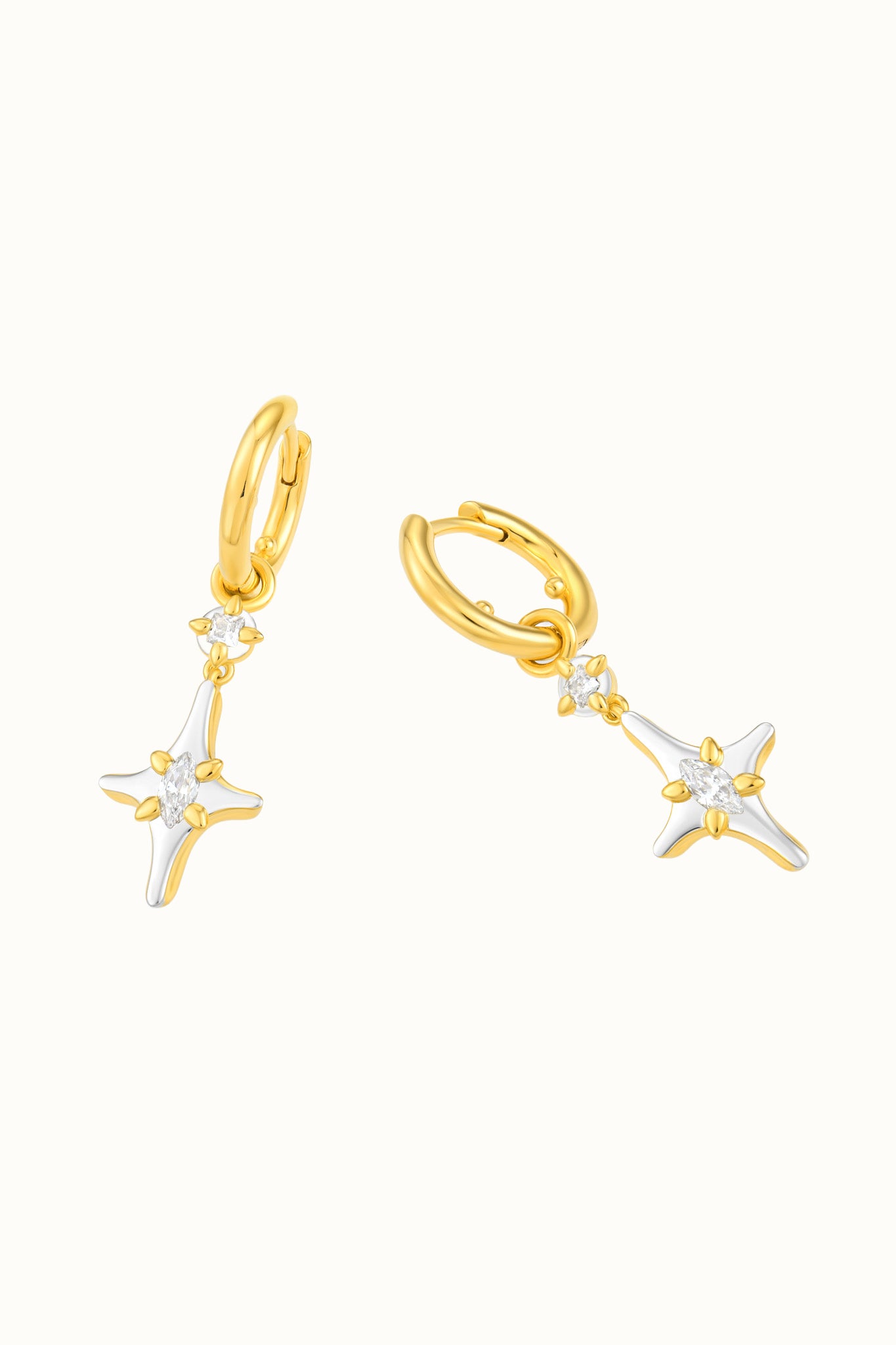 Sparkle Slim Hoop Earrings