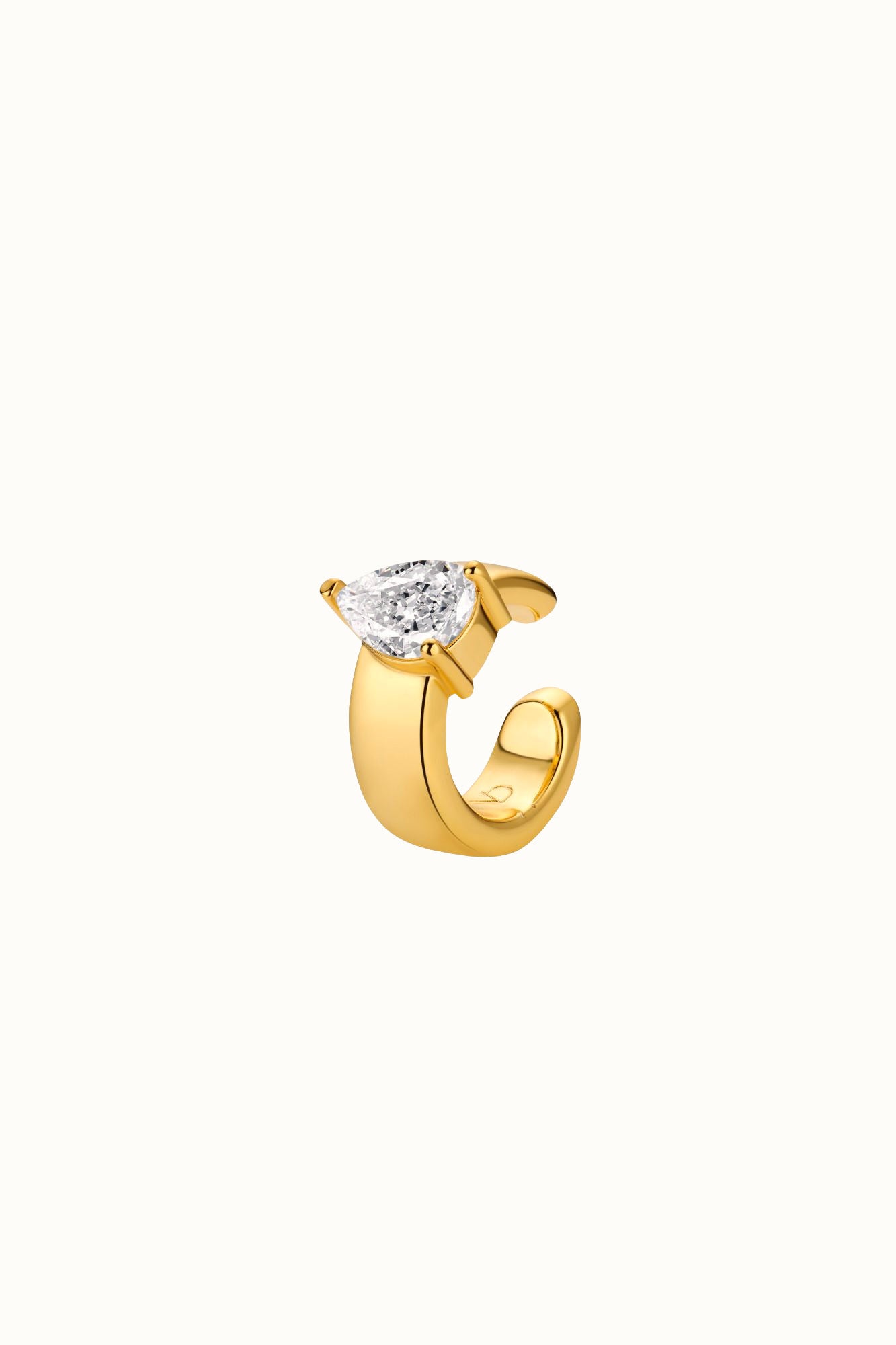 Teardrop Stone Ear Cuff كبسة أذن بحجر دمعة
