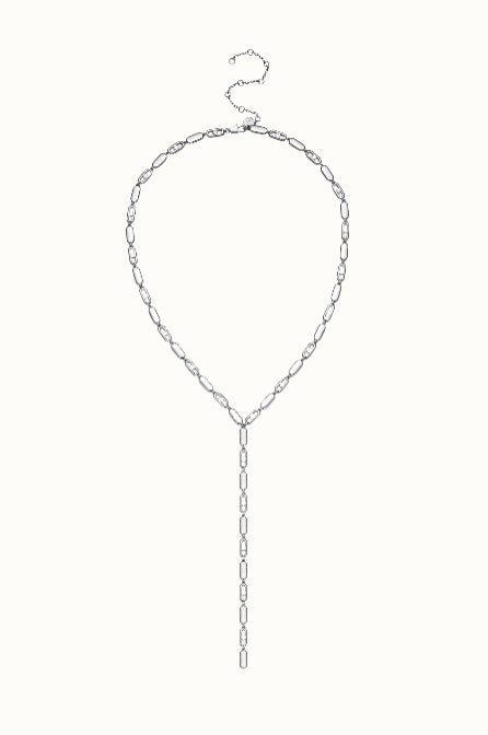 Toulouse Silver Drop Necklace