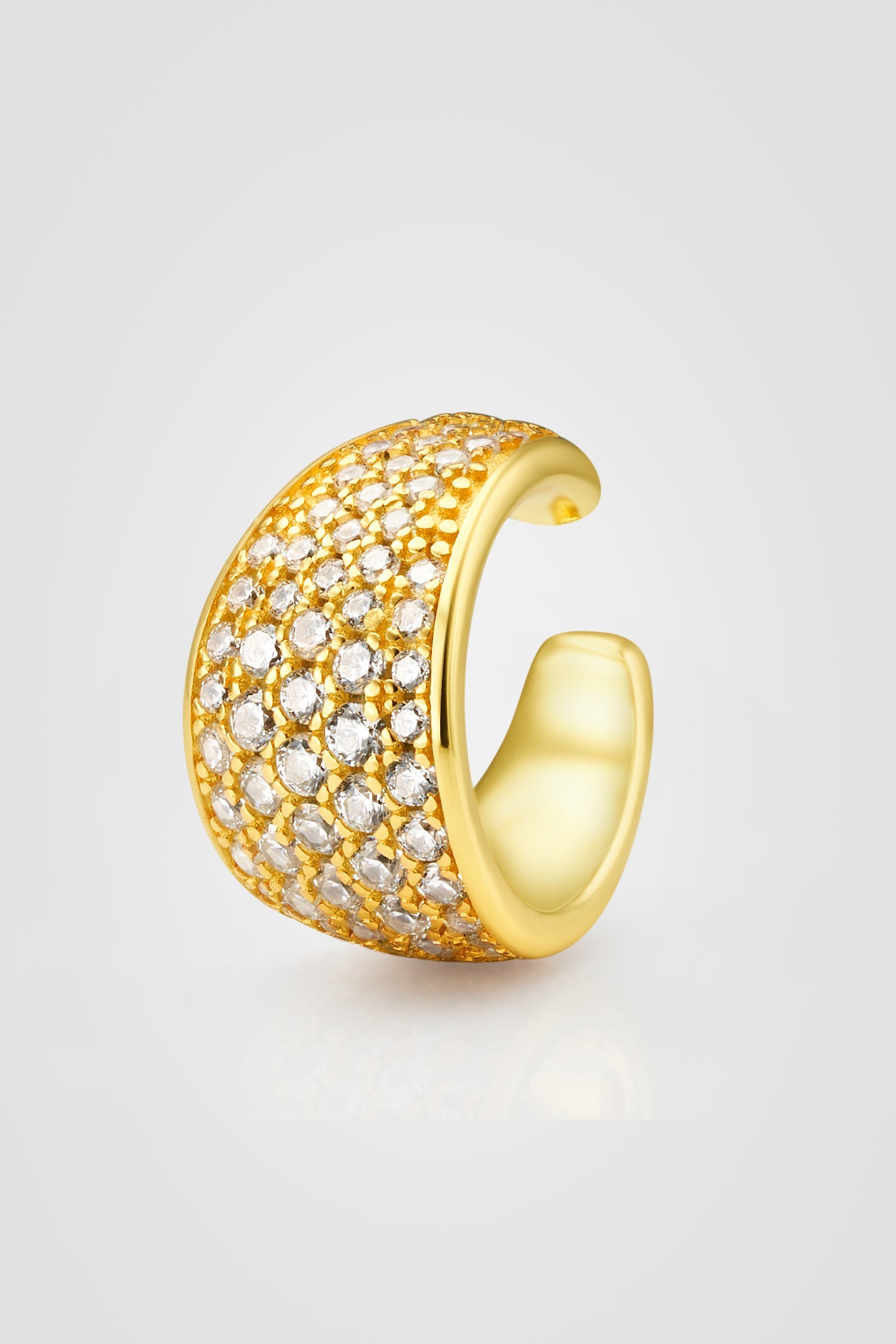 Comet Ear Cuff Gold غطاء أذن ذهبي بتصميم كوميت