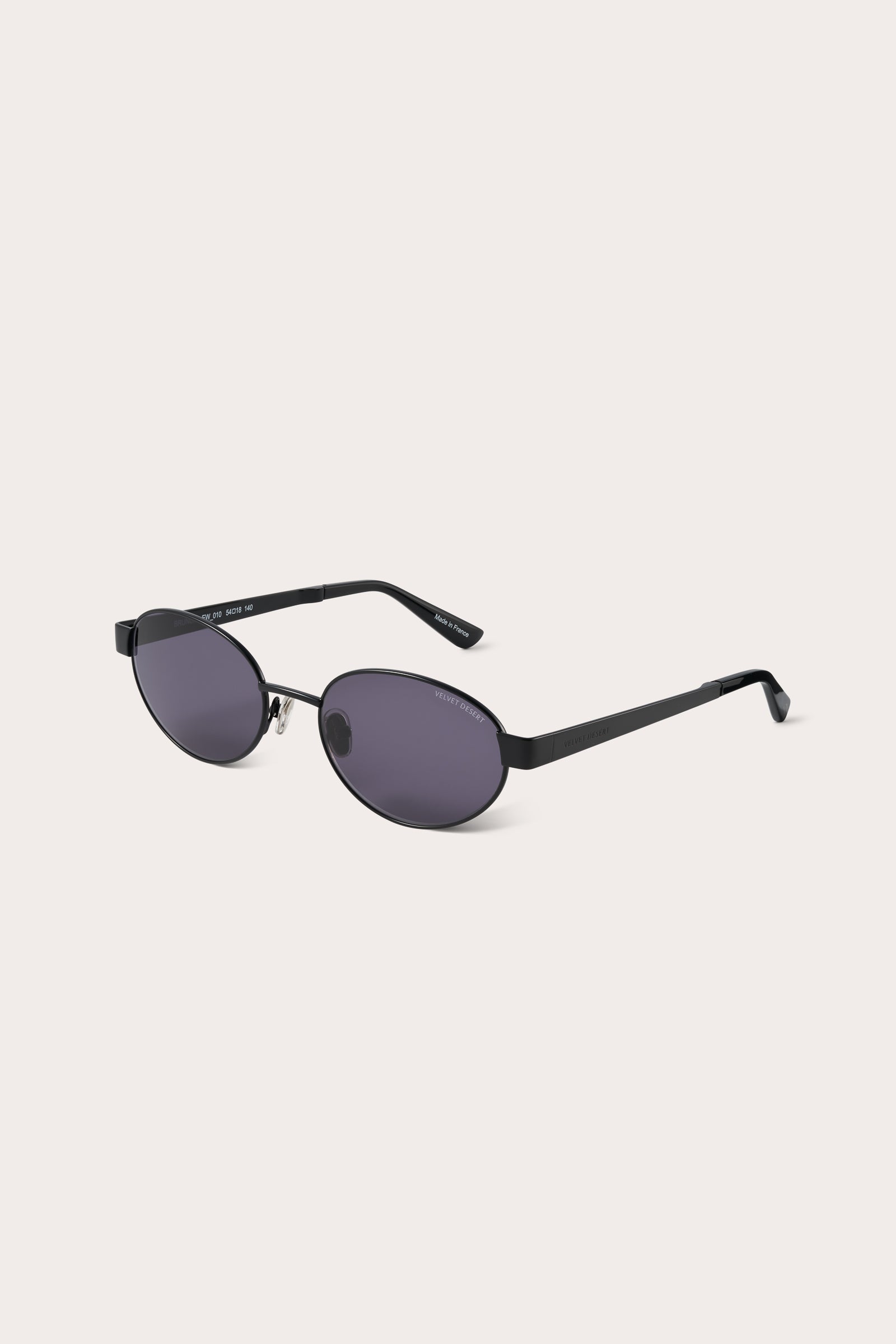 Bruncher Metal Sunglasses POLISHED BLACK STAINLESS STEEL