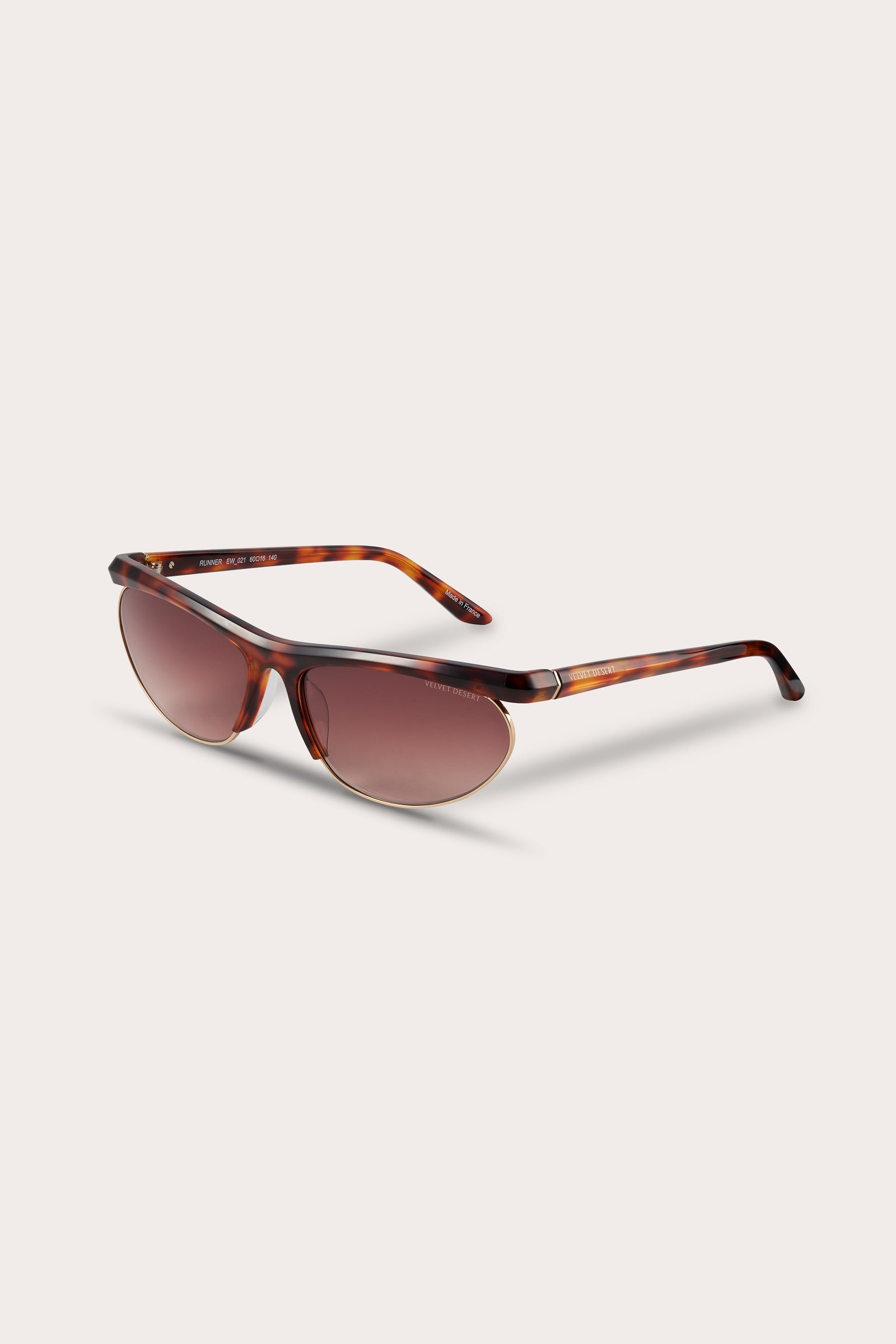 SHOW-RUNNER SUNGLASSES Red Havana
