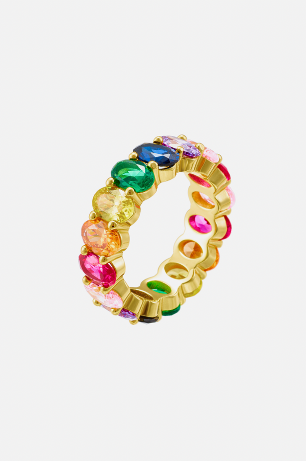 Multi-Color Eternity Ring