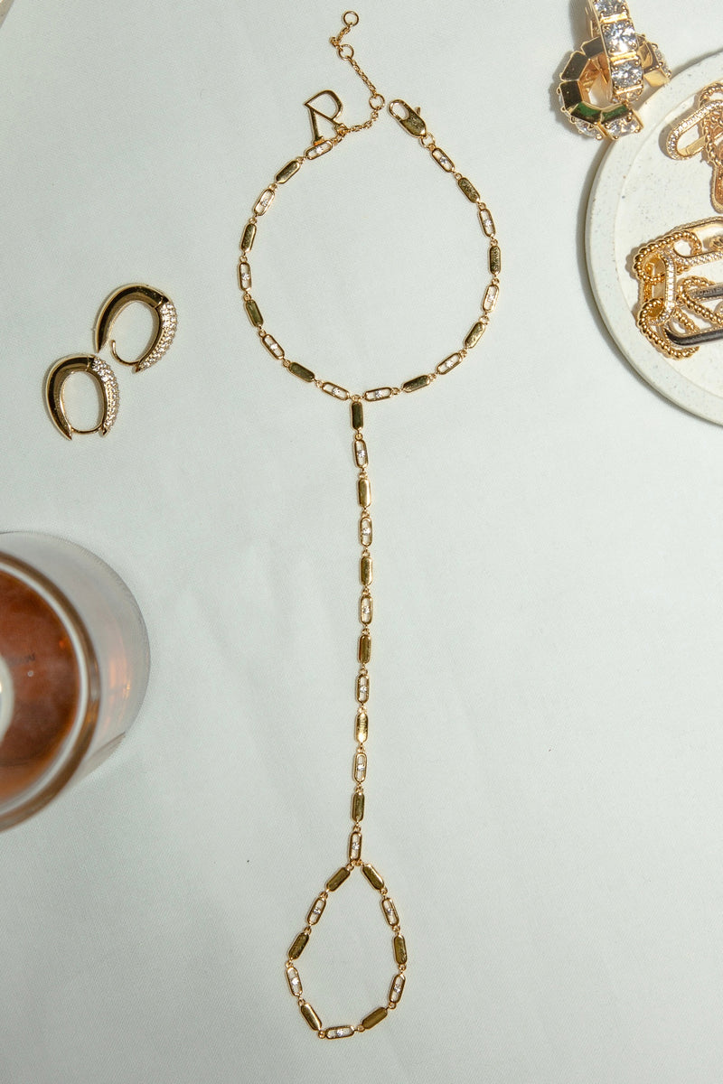 Toulouse Gold Hand Chain