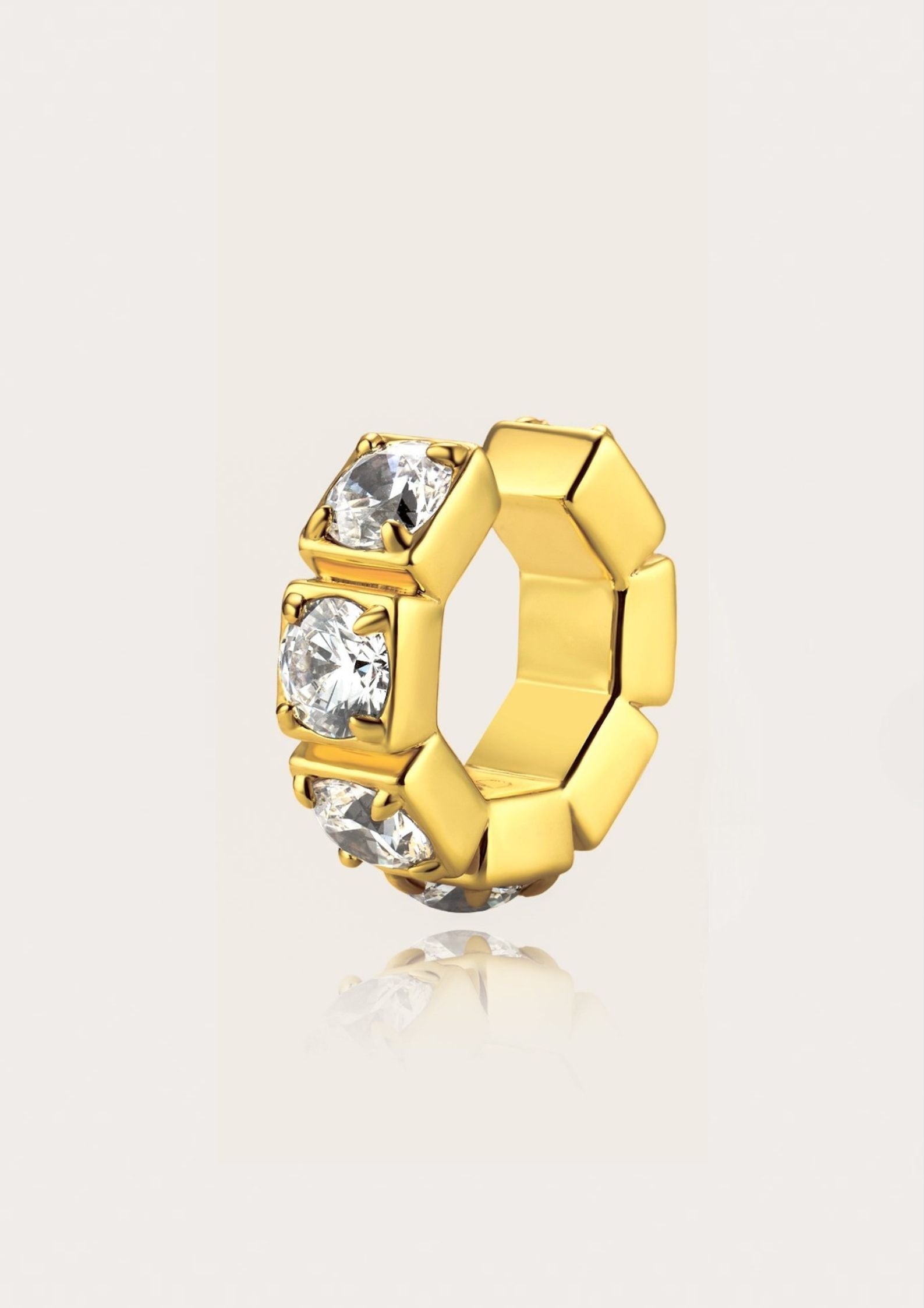 Chunky Gold Ear Cuff سوار أذن ذهبي سميك