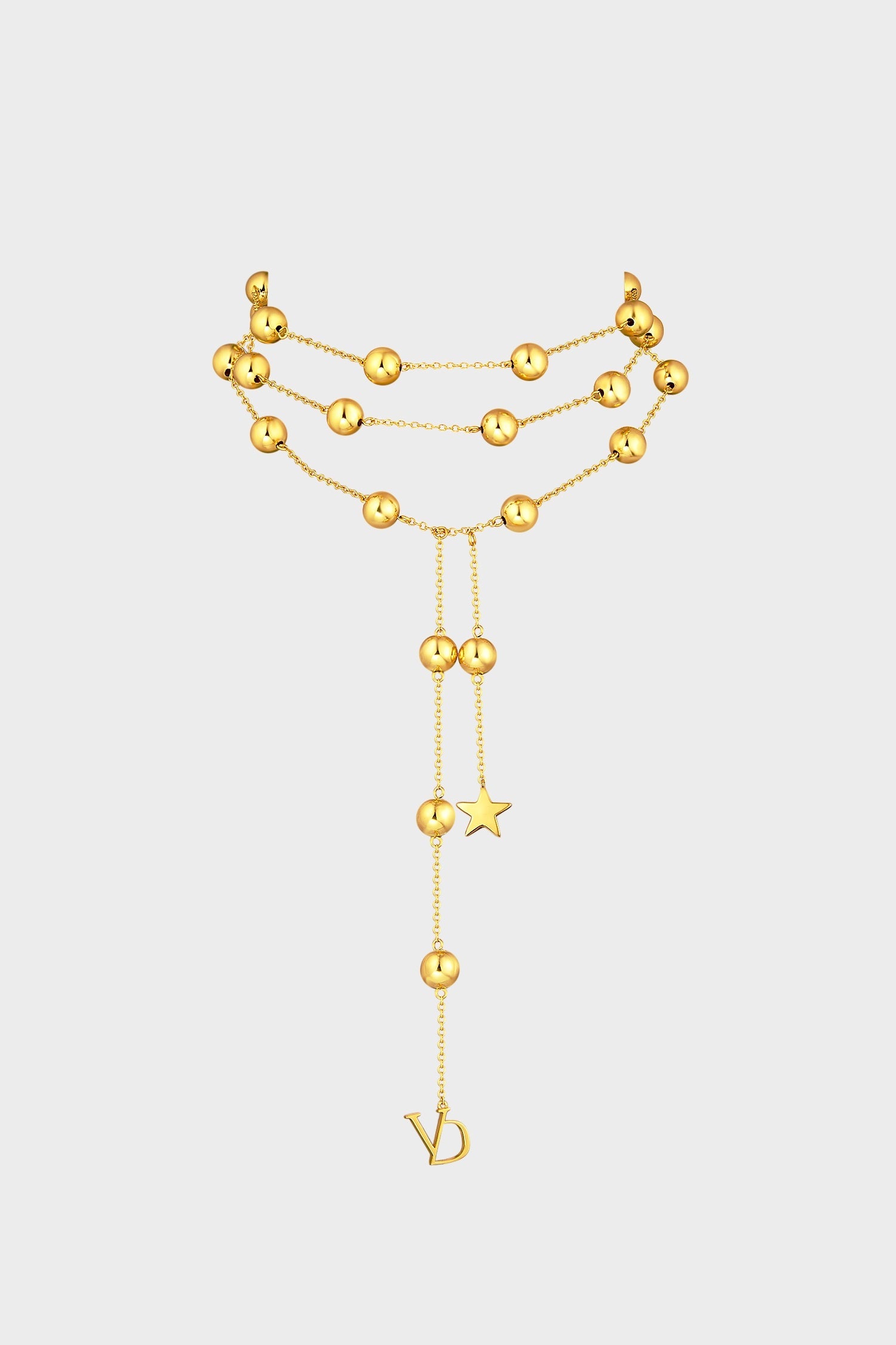 Midnight Ball Drop Choker Necklace عقد ميدنايت تشوكر بتعليقة كرة