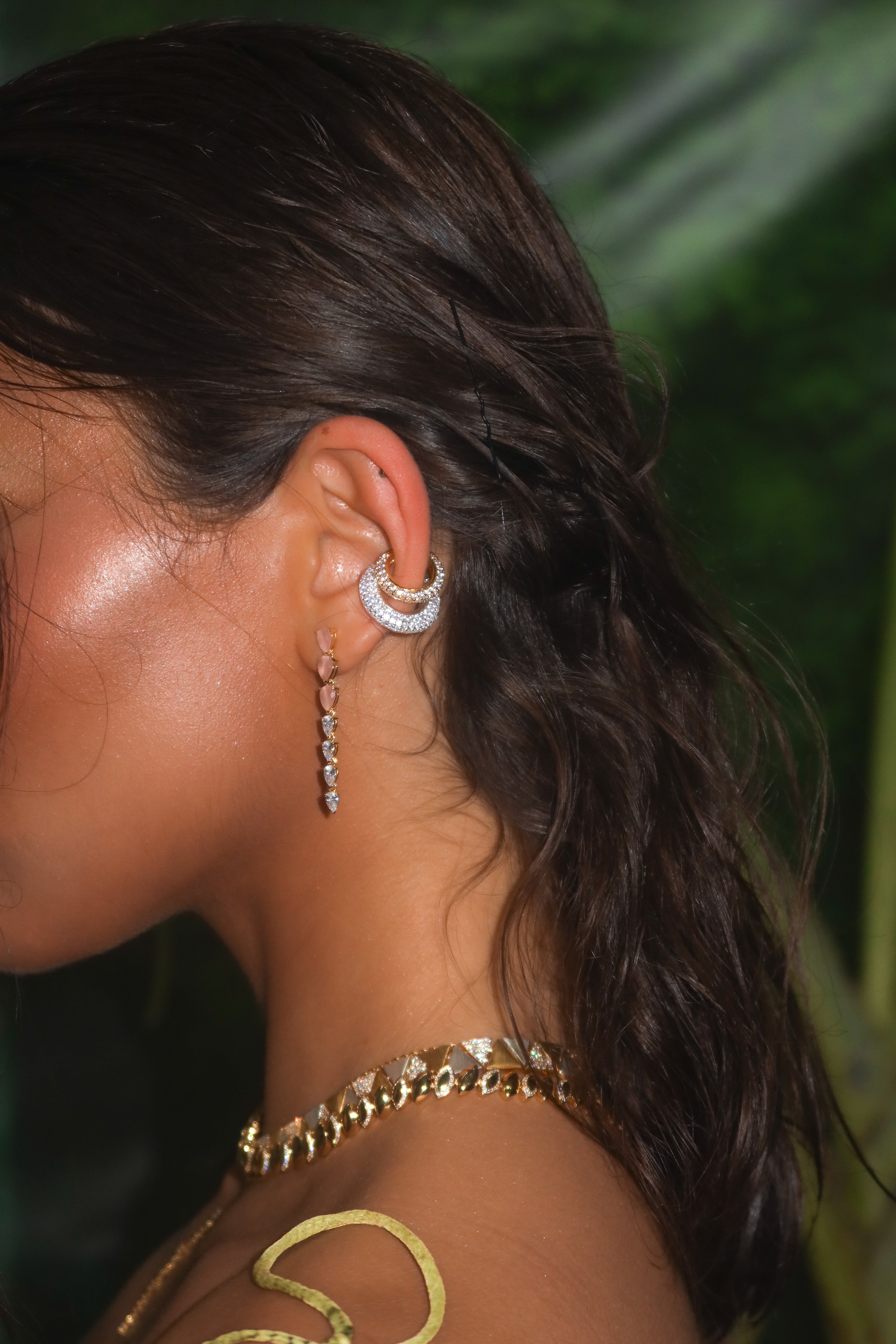 Gold Bumba Ear Cuff  كبسة أذن بومبا ذهبي