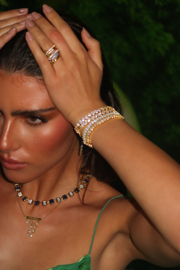 Mara Lapis Emerald Necklace