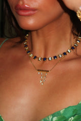 Mara Lapis Emerald Necklace