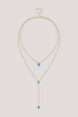 Turquoise Capri Layered Necklace