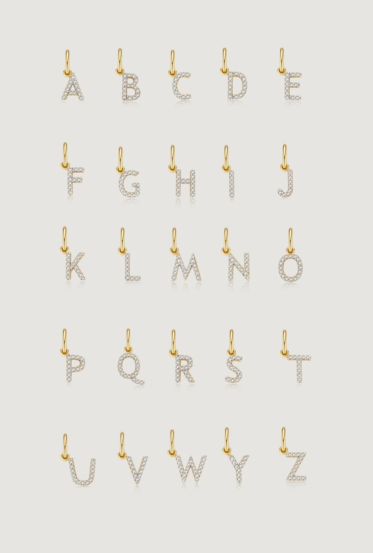 Alphabet Charm تعليقة حروف أبجديه