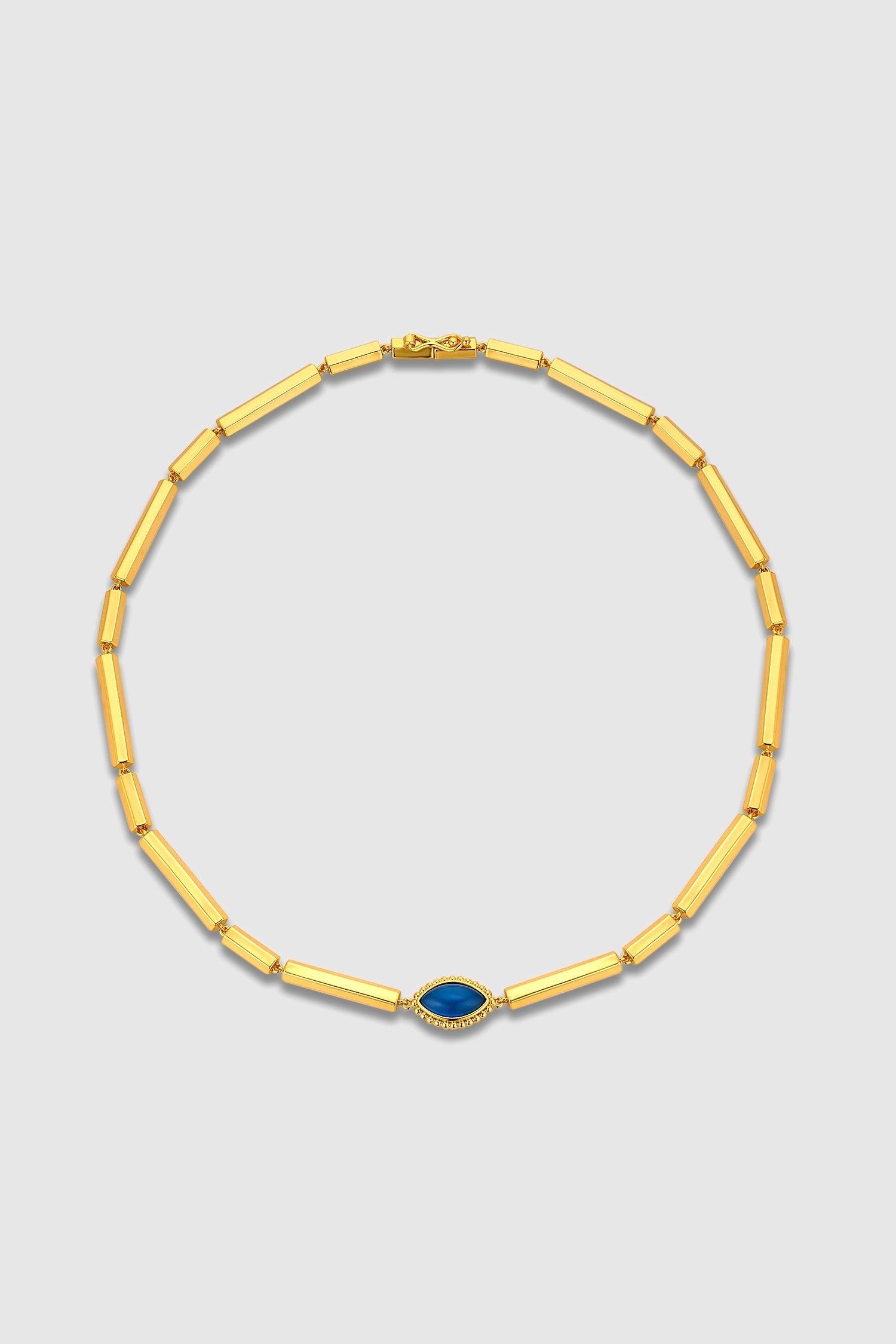 Zoraida Horse Eye Agate Necklace قلادة زوريدا من حجر العقيق عين الحصان