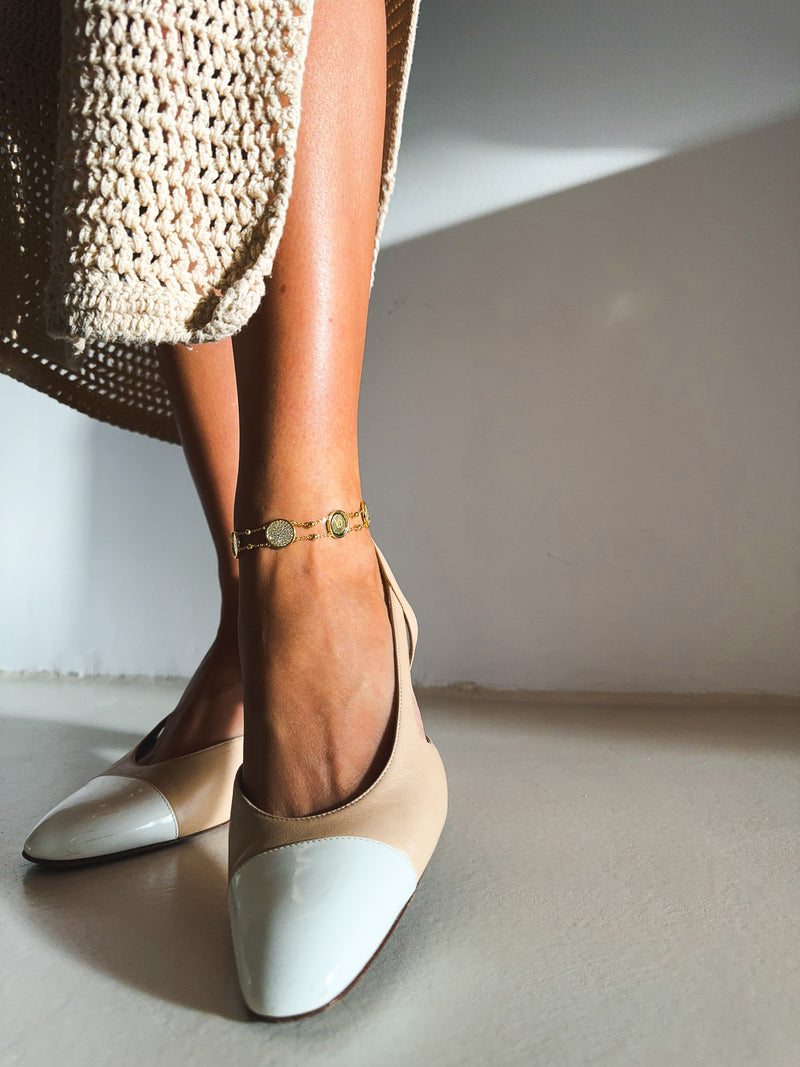 Sabika Coin Anklet