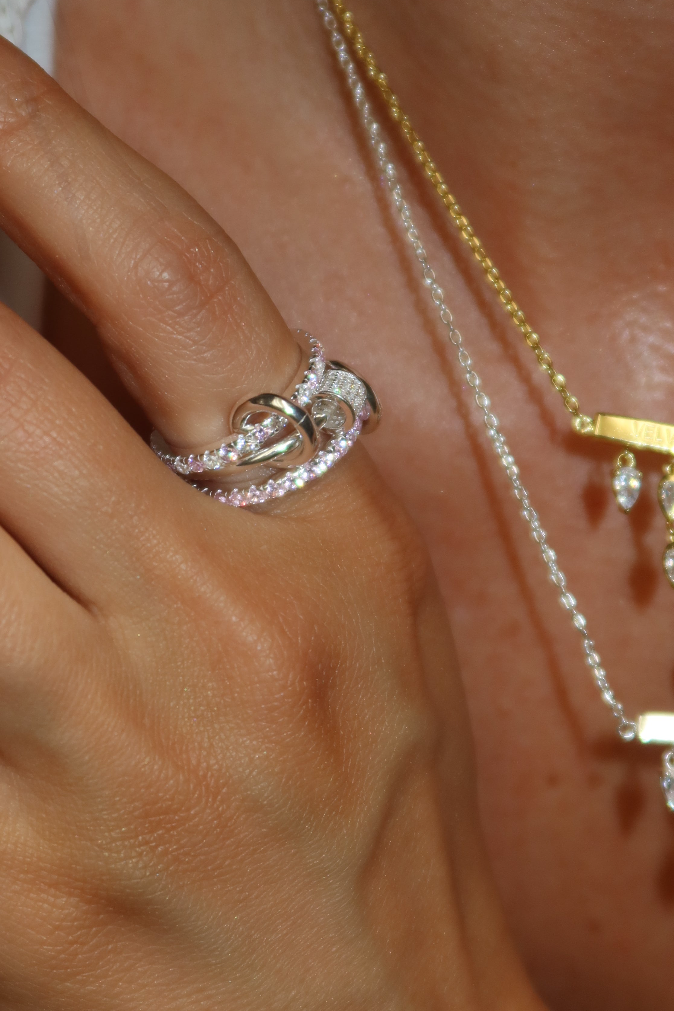 Sai Locked Ring Silver    خاتم ساي لوكد فضي