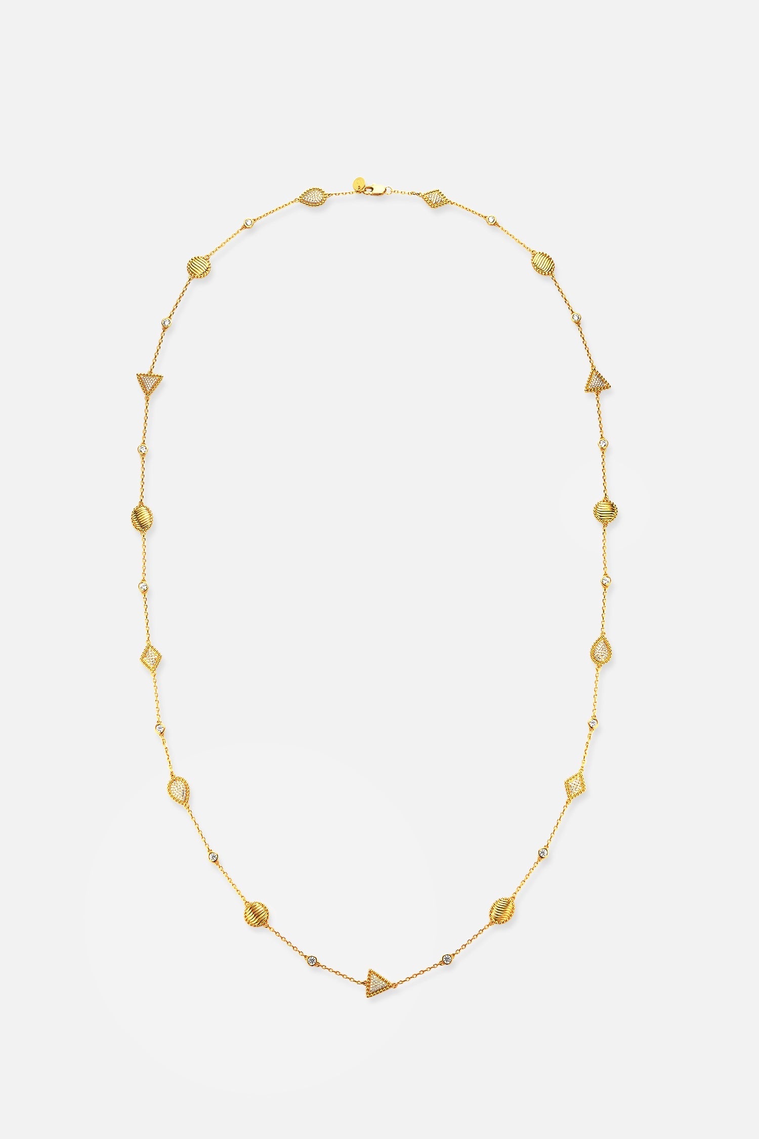  Rumi Multishape Long Necklace  عقد رومي طويل متعدد الأشكال