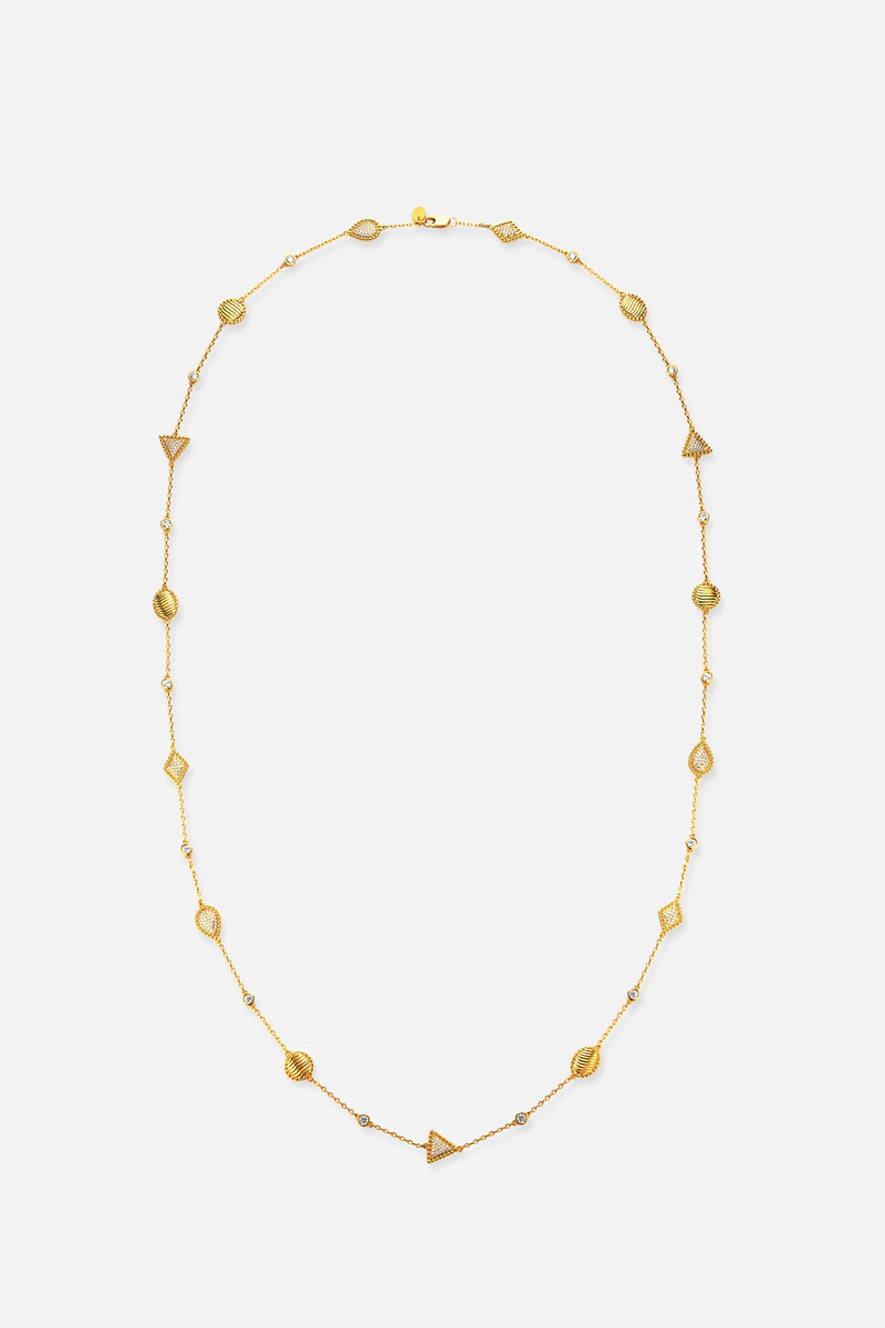 Rumi Multishape Long Necklace