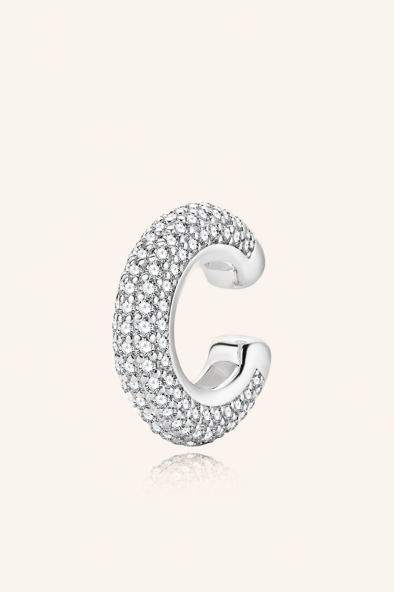 Silver Bumba Ear Cuff  كبسة أذن بومبا فضي