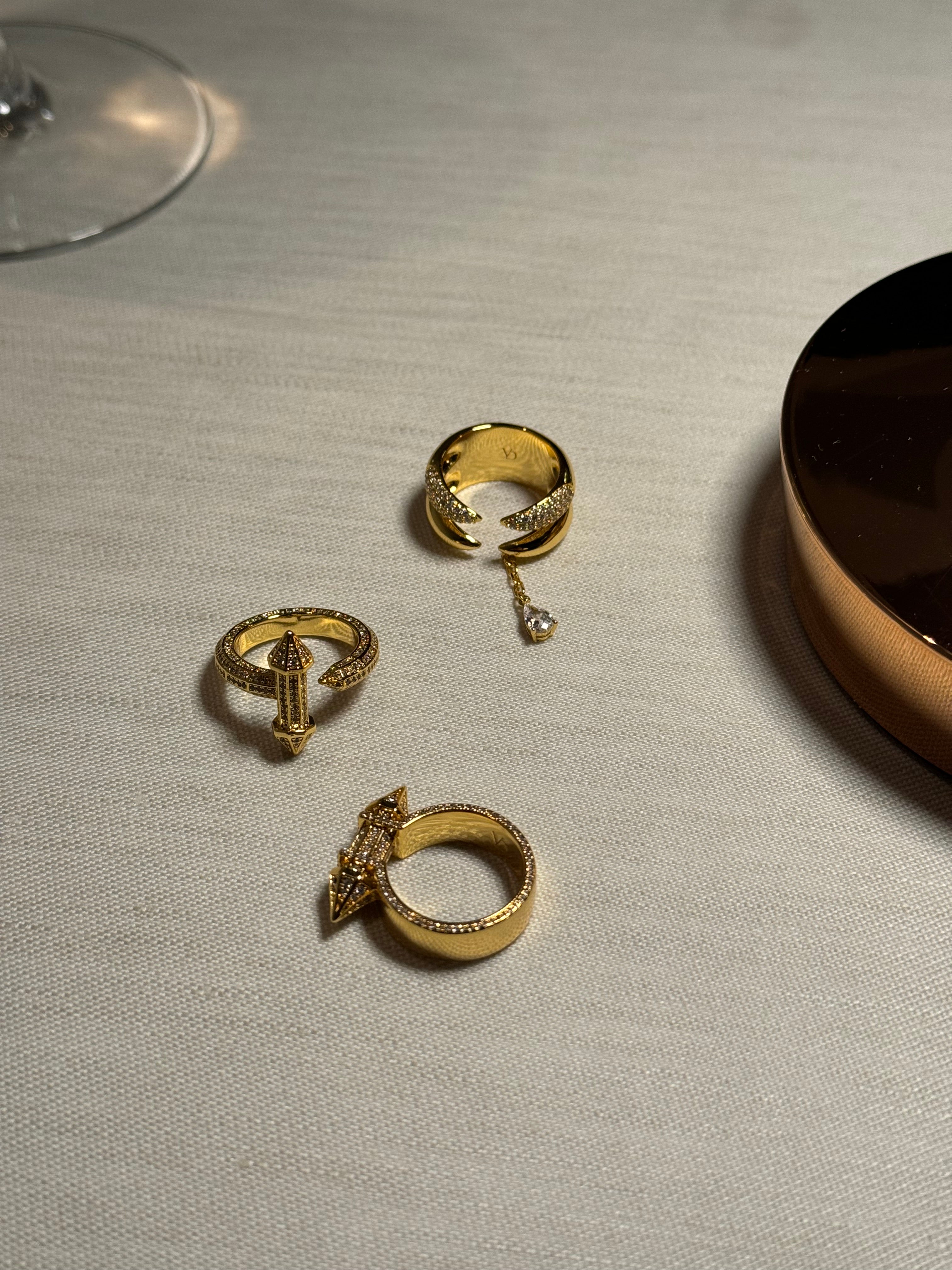 Solace Drop Ring – Velvet Desert