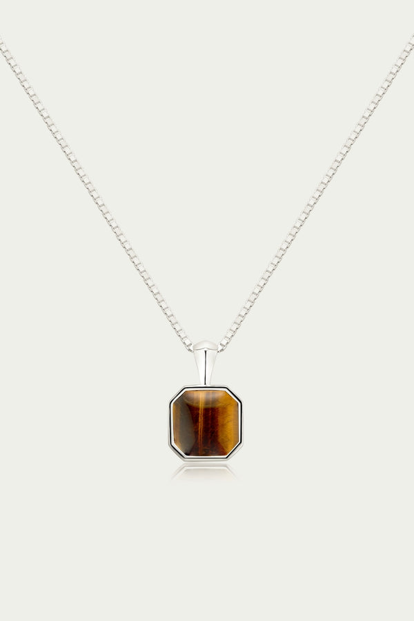 Ain Al Namr Square Pendant Necklace