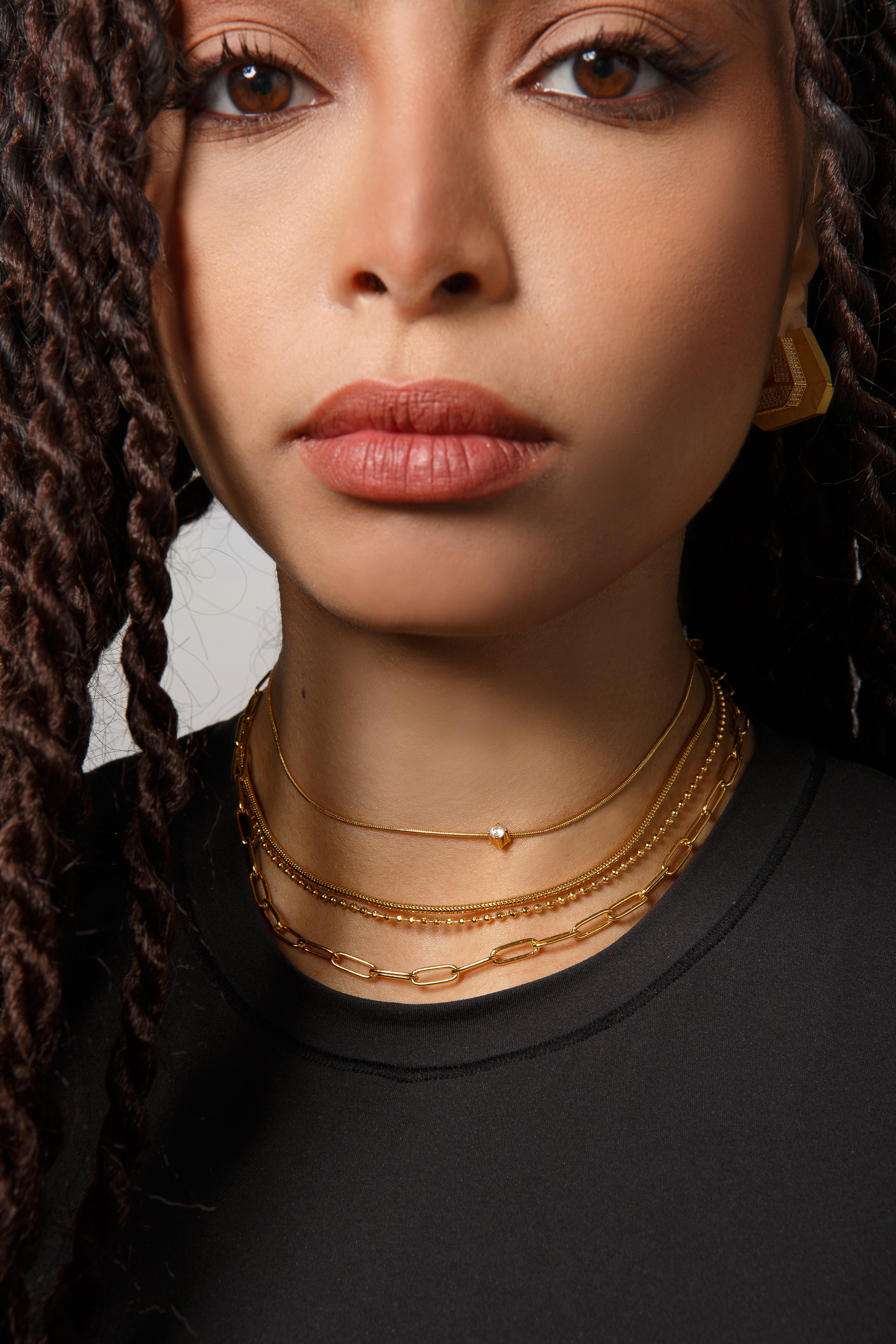 Lima Chain Necklace Set طقم عقد سلسلة ليما