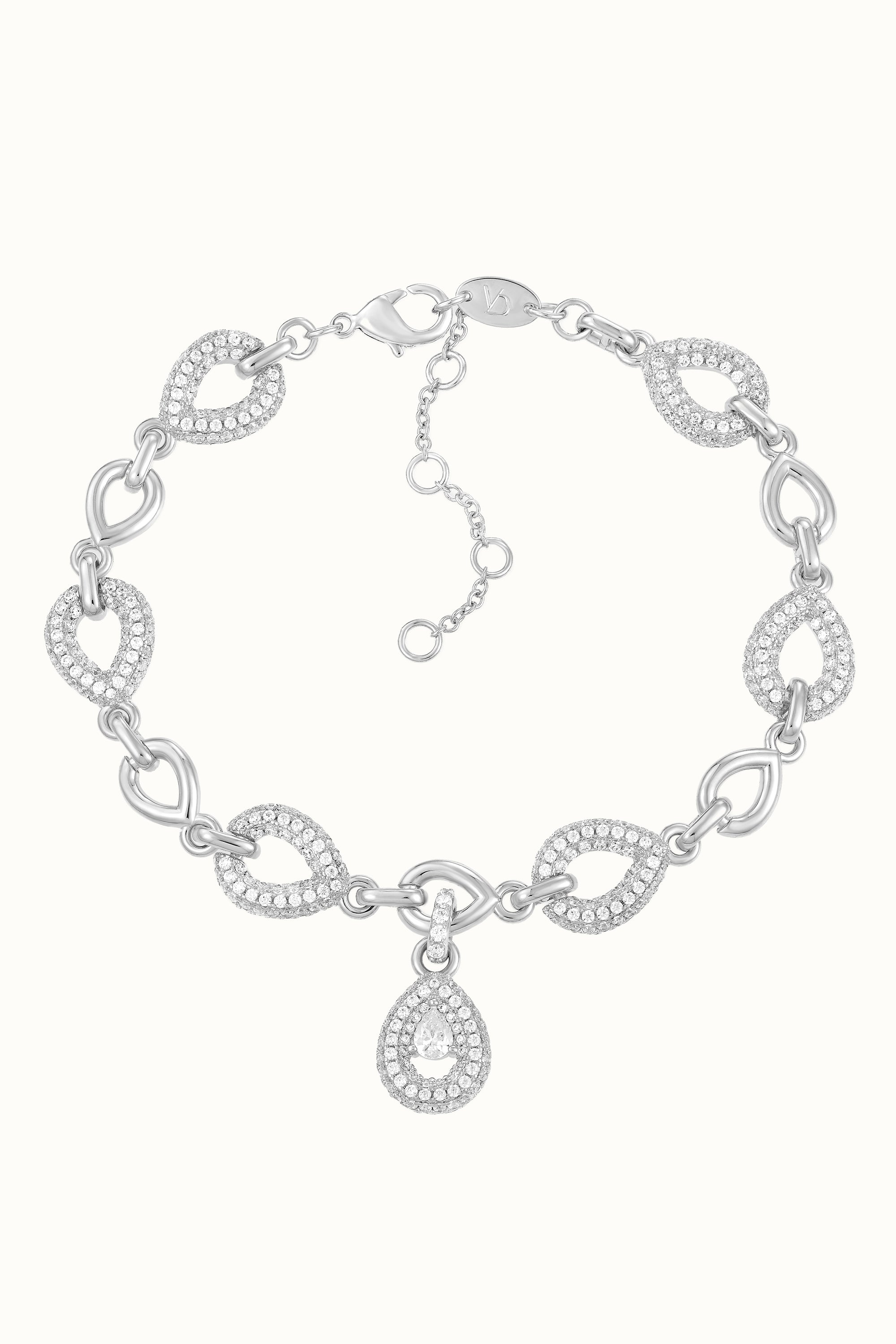 Defiant Chain Bracelet White